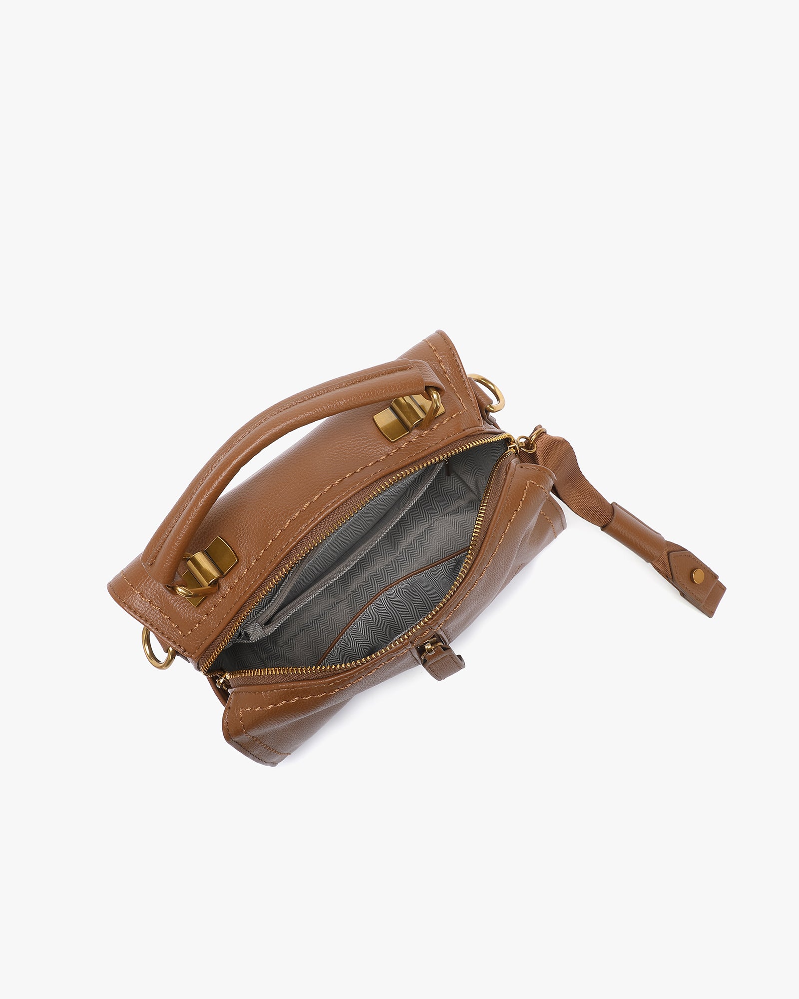 Jasmine Crossbody - Interchangeable Straps - Brown