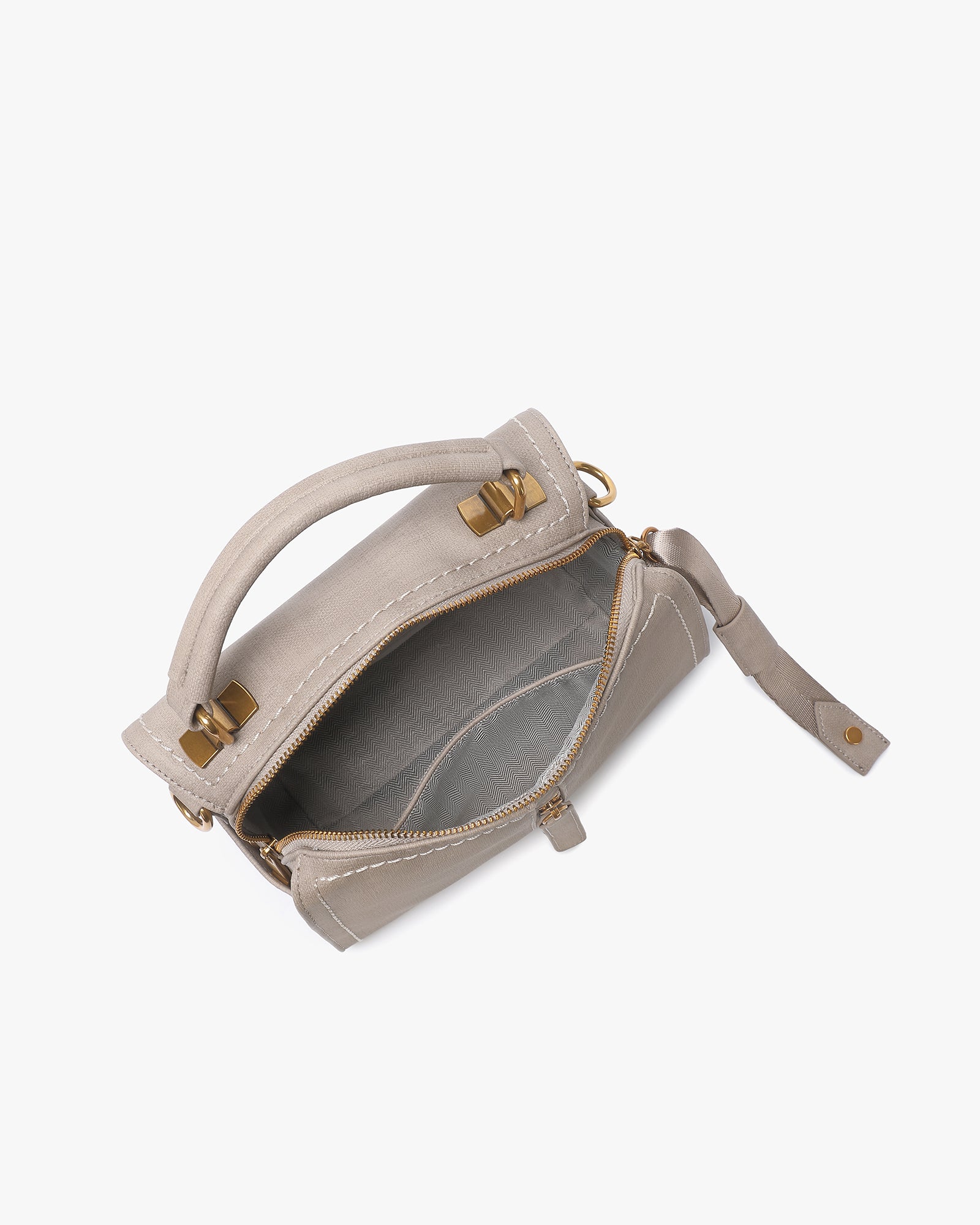Jasmine Crossbody - Interchangeable Straps - Nude Rustic