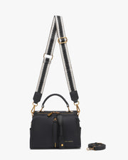Jasmine Crossbody - Interchangeable Straps - Black Rustic