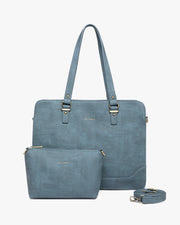 Isabella Iconic 2 Piece Set Laptop Tote - Fits up to 14" - Blue Rustic