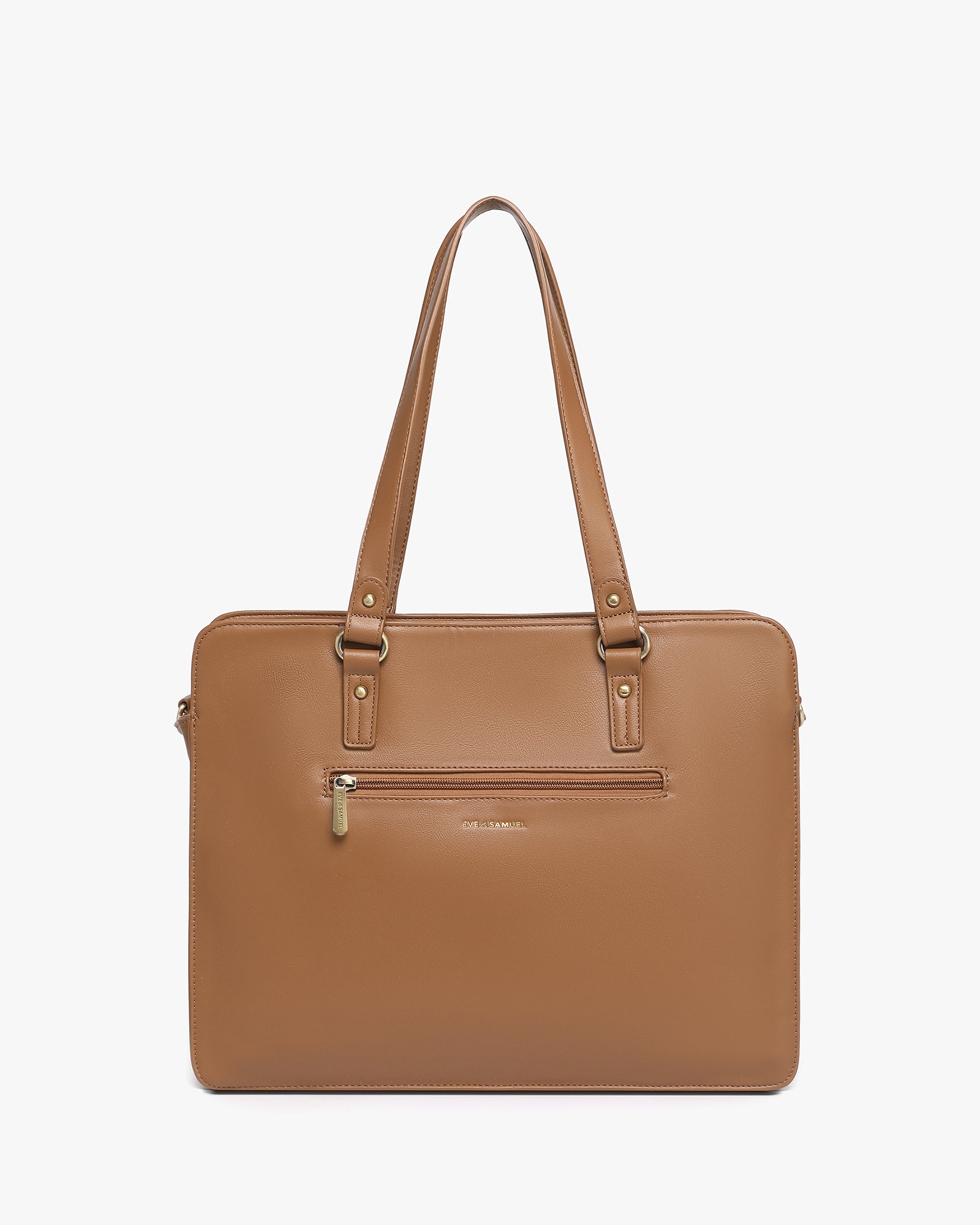 Isabella Iconic 2 Piece Set Laptop Tote - Fits up to 14" - Brown