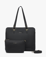 Isabella Iconic 2 Piece Set Laptop Tote - Fits up to 14" - Black Rustic