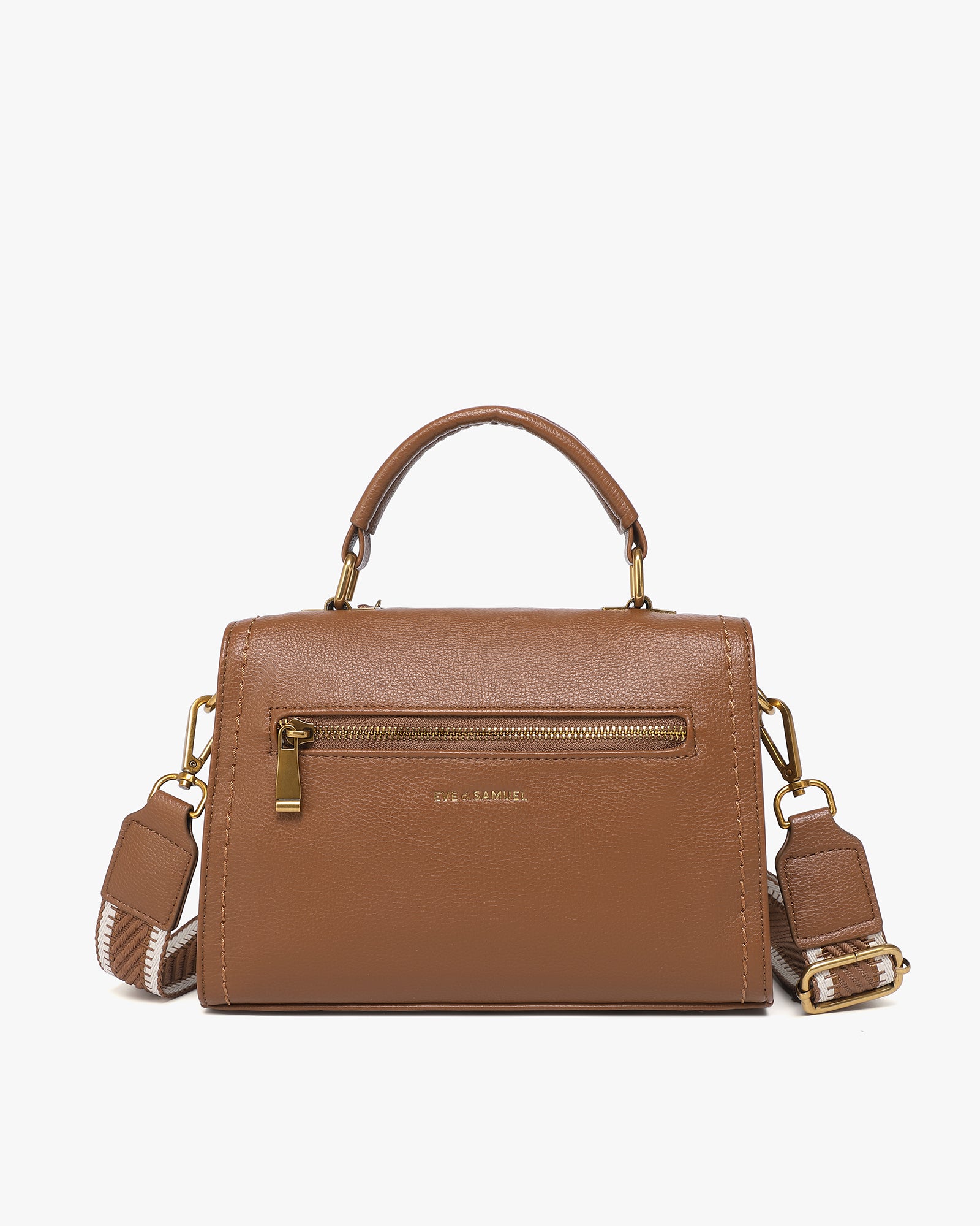 Jasmine Crossbody - Interchangeable Straps - Brown