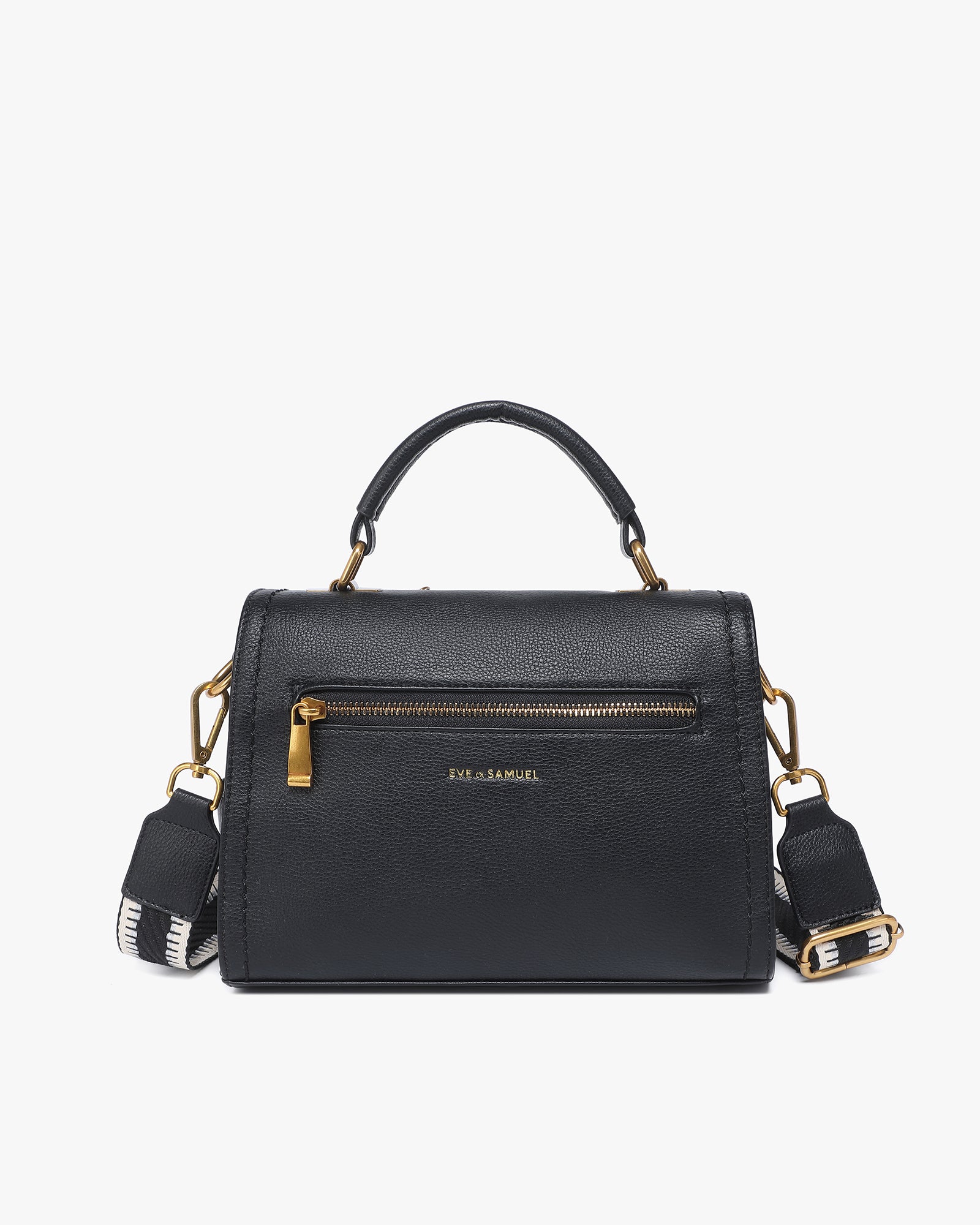Jasmine Crossbody - Interchangeable Straps - Black