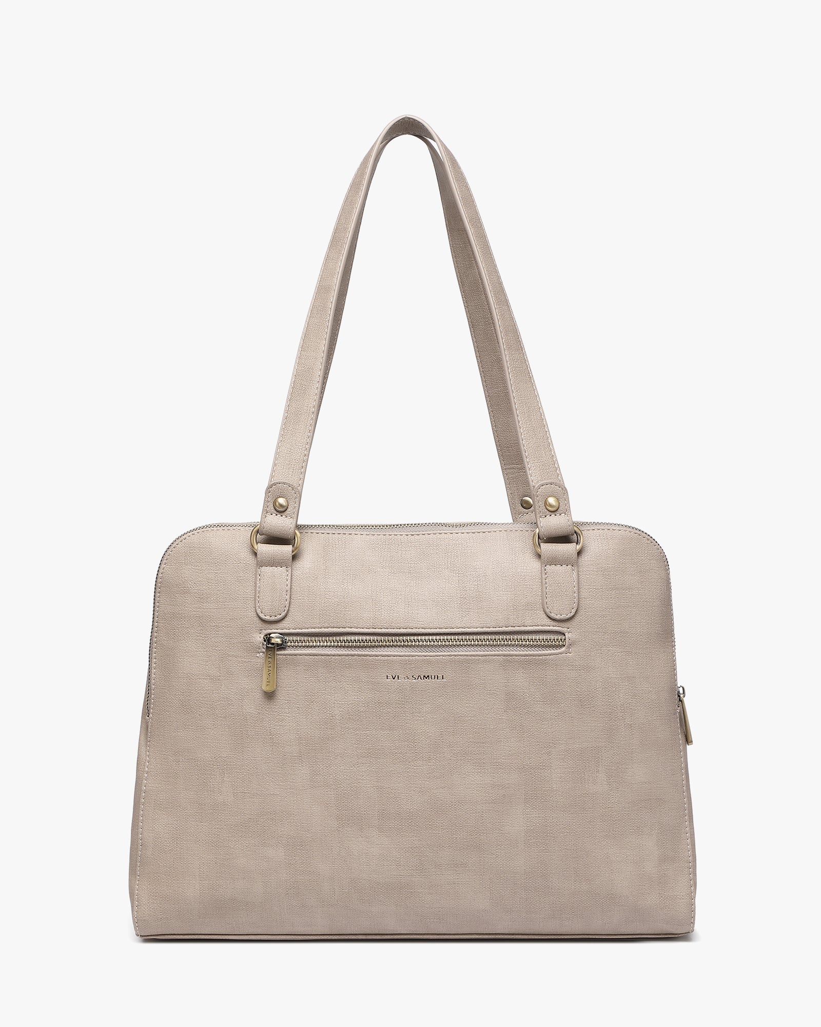Victoria Iconic Laptop Tote - Fits up to 14" - Nude Rustic