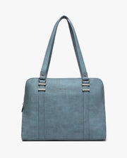 Victoria Iconic Laptop Tote - Fits up to 14" - Blue Rustic