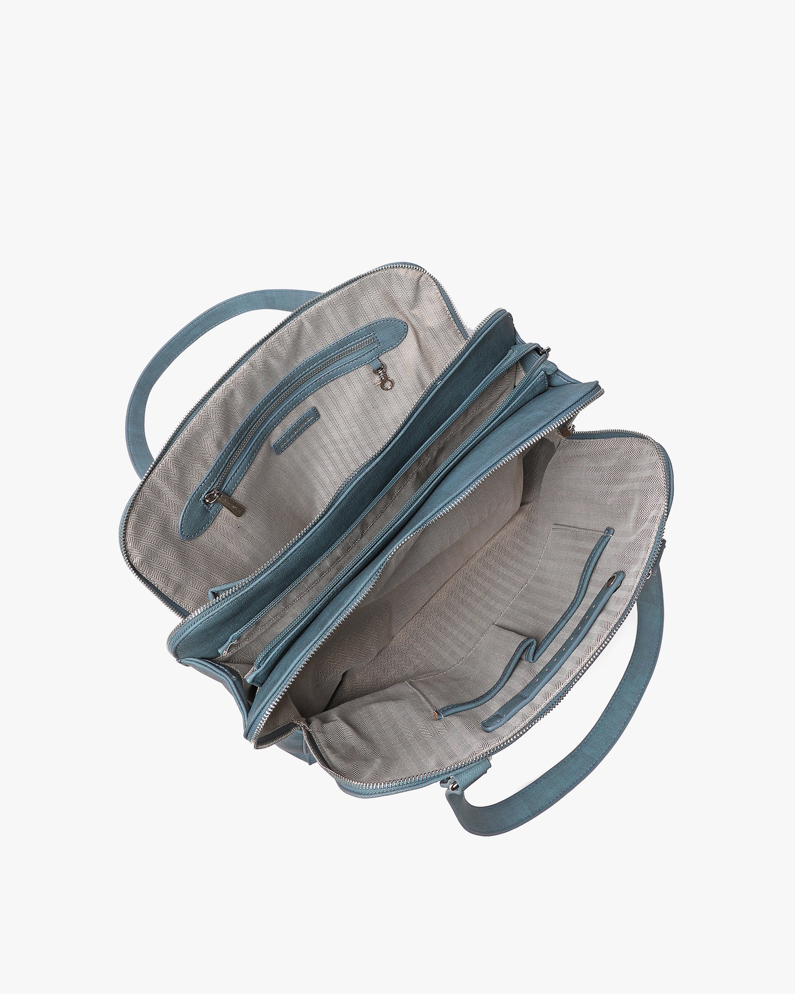 Victoria Iconic Laptop Tote - Fits up to 14" - Blue Rustic