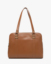 Victoria Iconic Laptop Tote - Fits up to 14" - Camel