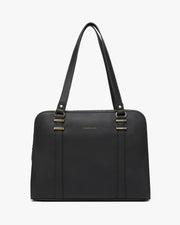 Victoria Iconic Laptop Tote - Fits up to 14" - Black Rustic