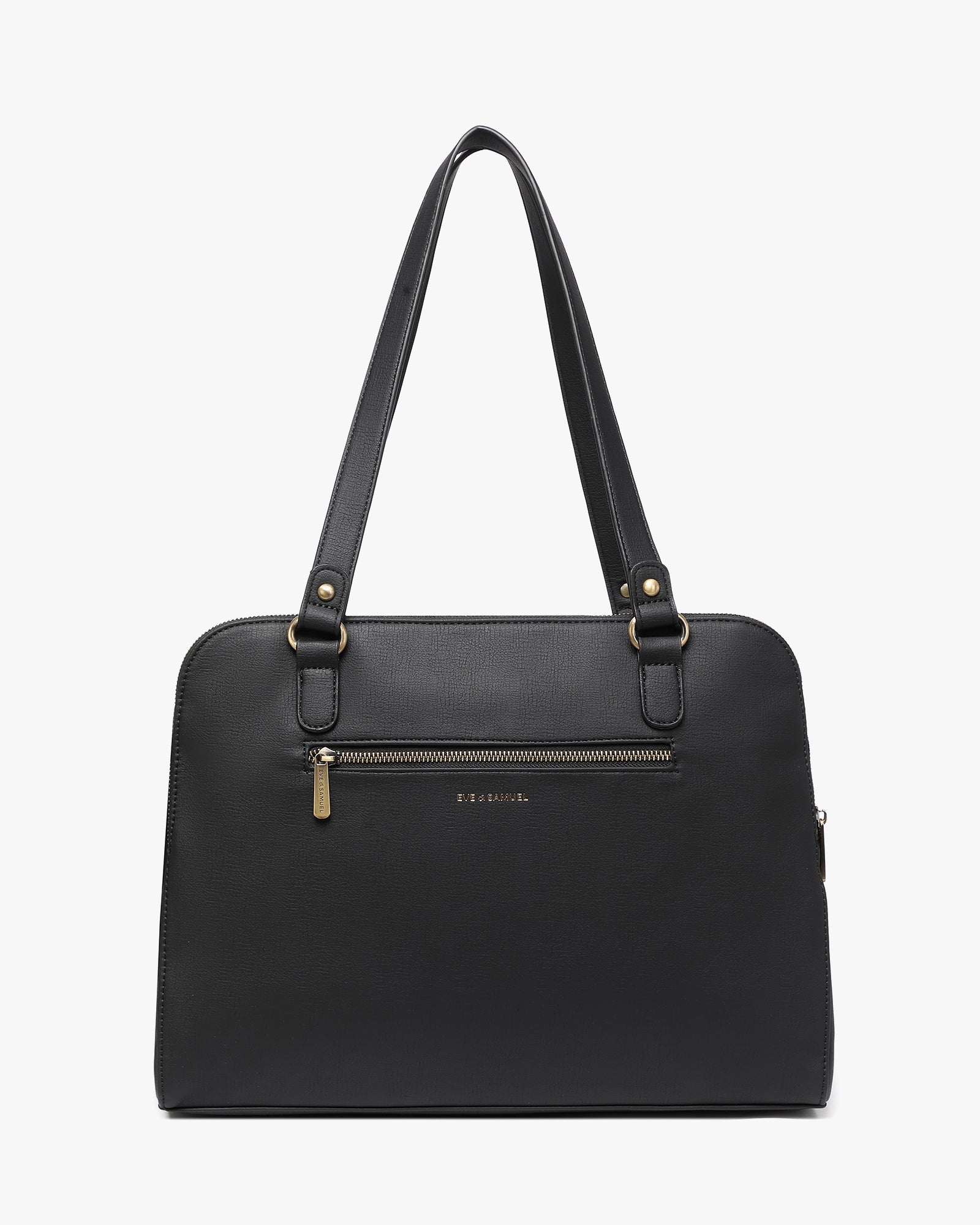 Victoria Iconic Laptop Tote - Fits up to 14" - Black Rustic