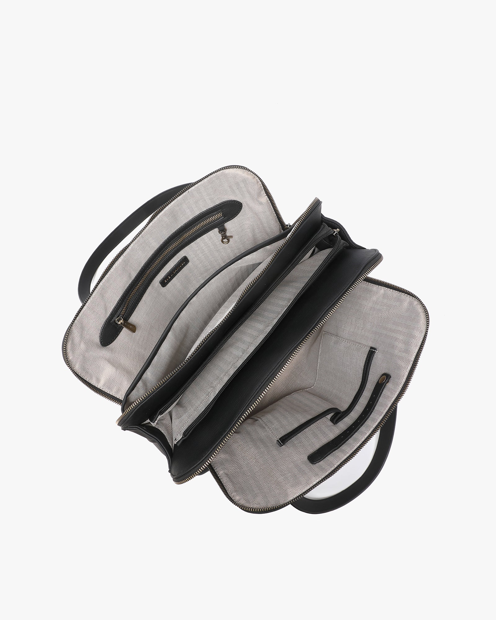 Victoria Iconic Laptop Tote - Fits up to 14" - Black Rustic