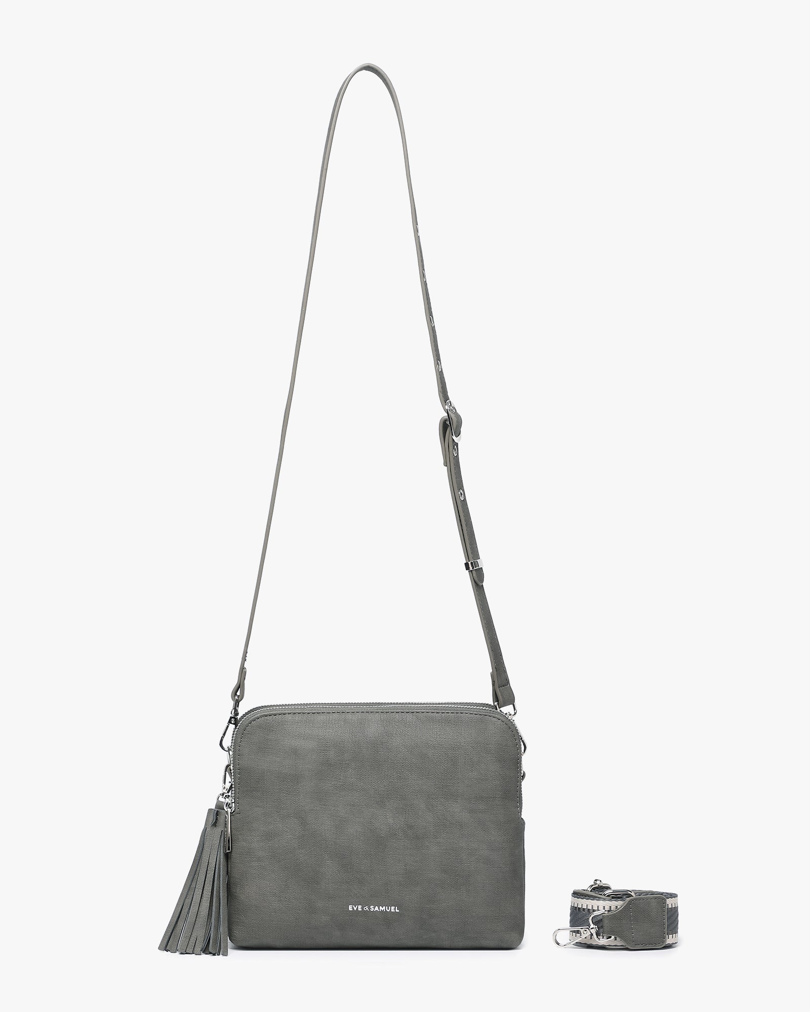 Clara Timeless Crossbody - Dark Gray Rustic