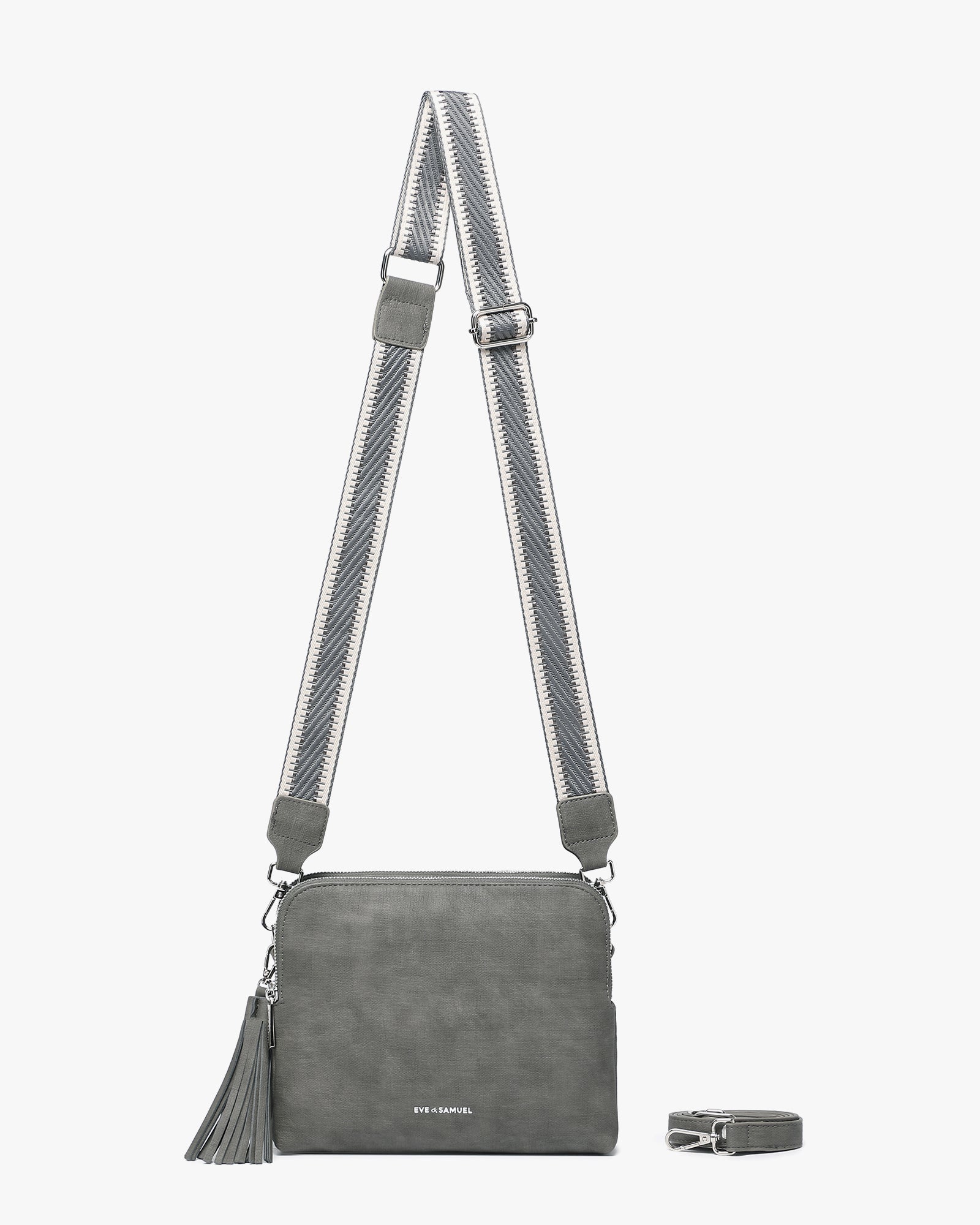 Clara Timeless Crossbody - Dark Gray Rustic