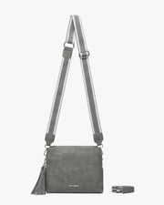 Clara Timeless Crossbody - Dark Gray Rustic