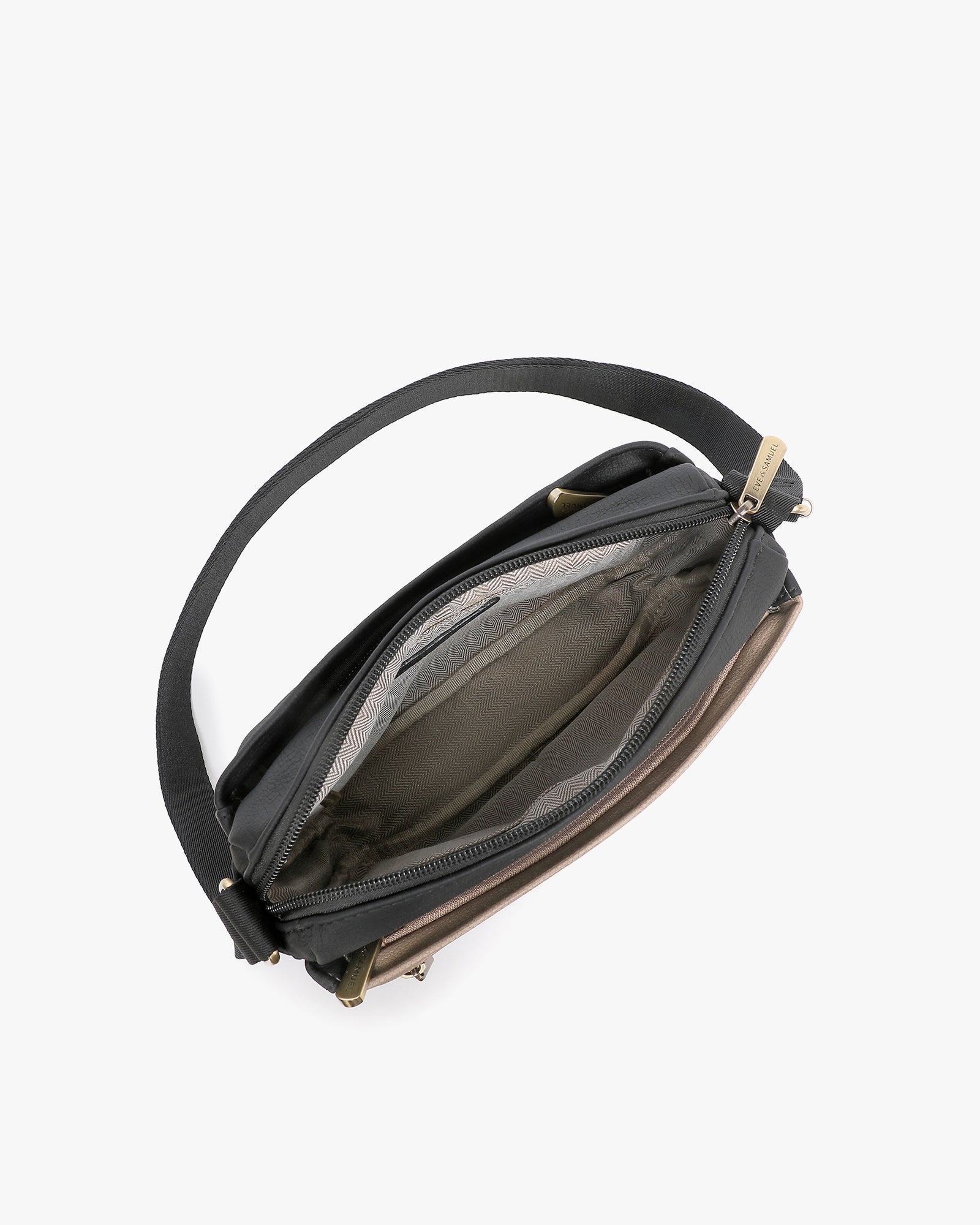 Vera Timeless Crossbody - Black-Nude Rustic
