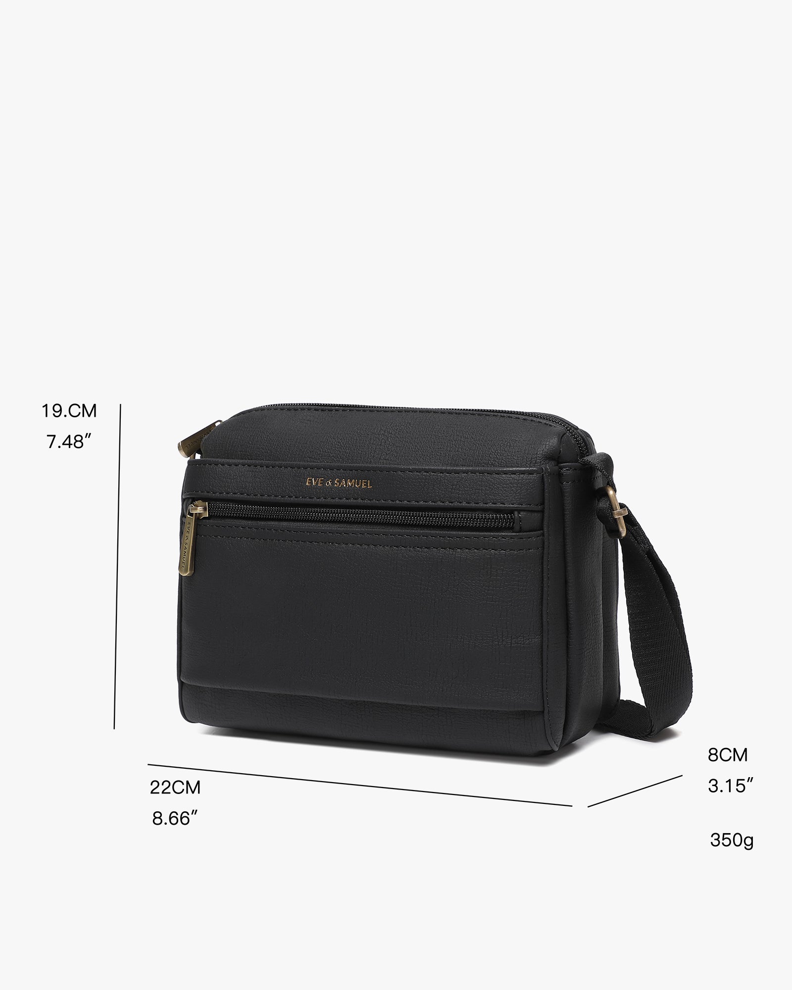 Vera Timeless Crossbody - Black-Nude Rustic