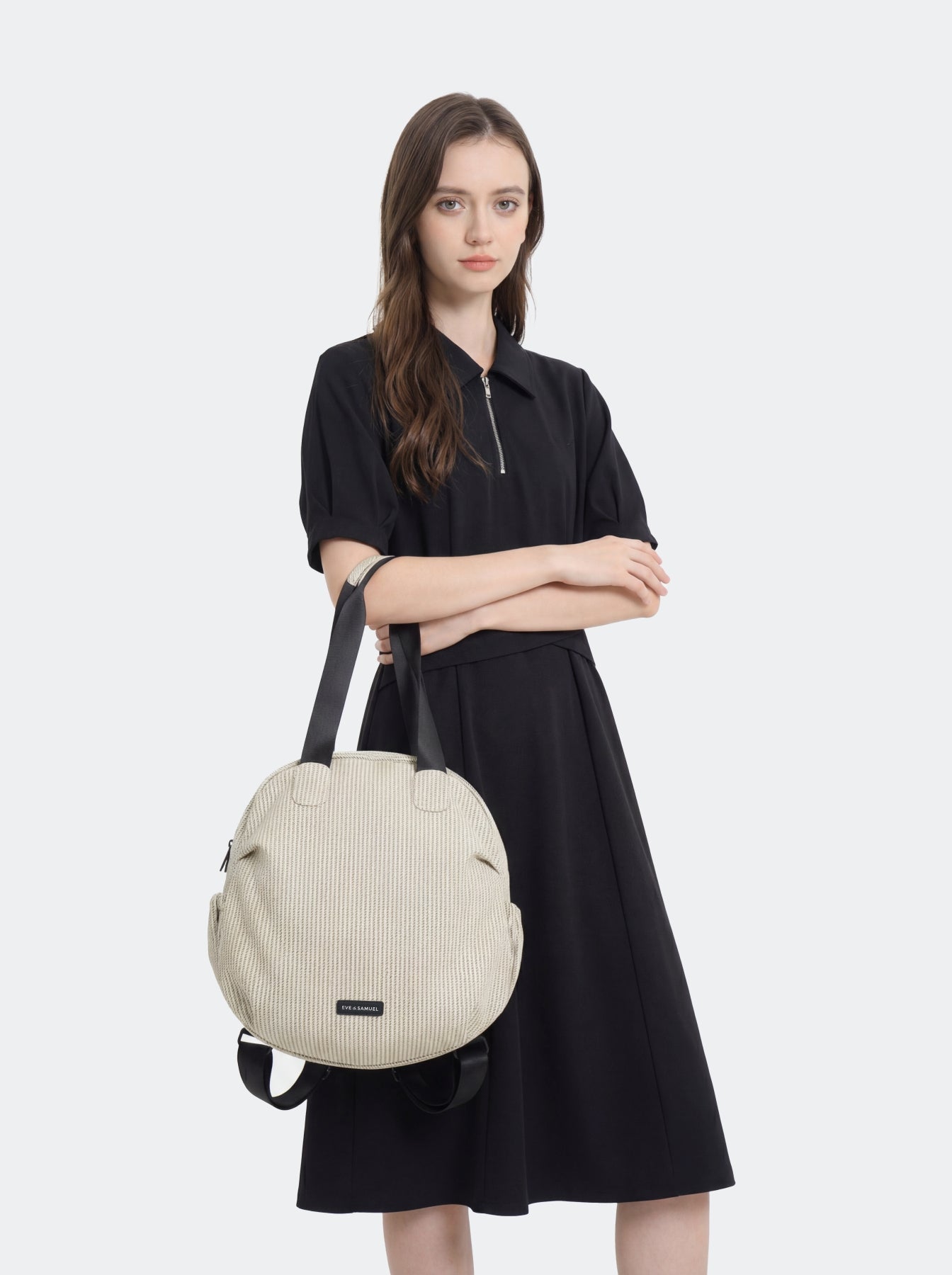 Ruby Multi-Functional Laptop Backpack - Fits up to 15.6" - White Matrix
