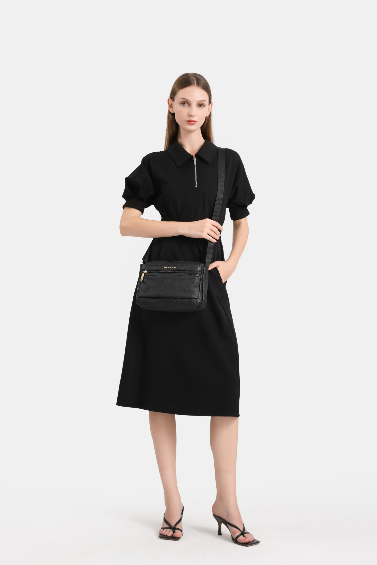 Vera Timeless Crossbody - Black Rustic