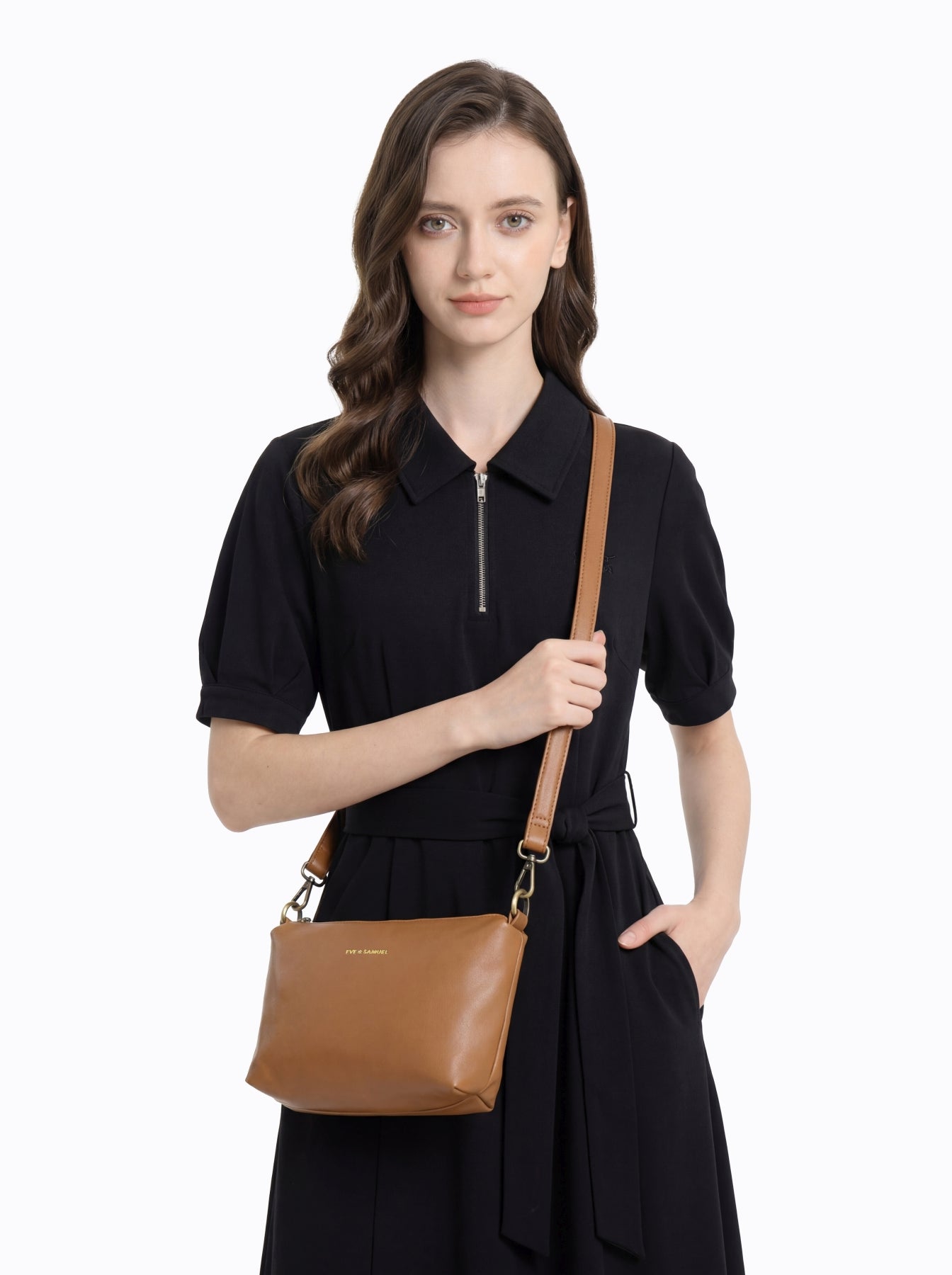 Isabella Iconic 2 Piece Set Laptop Tote - Fits up to 14" - Brown