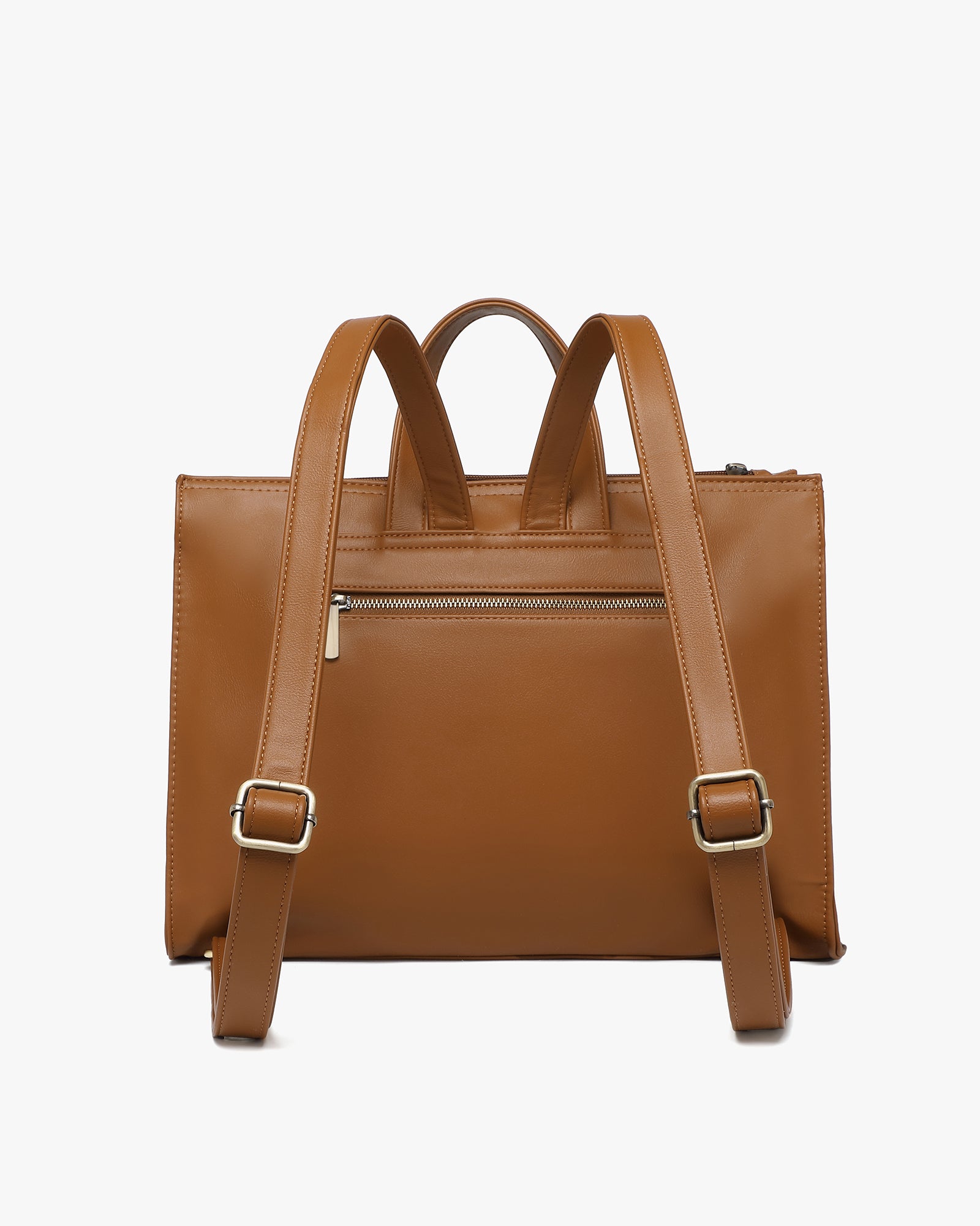 Alice Elegant Laptop Backpack - Fits up to 14" - Brown