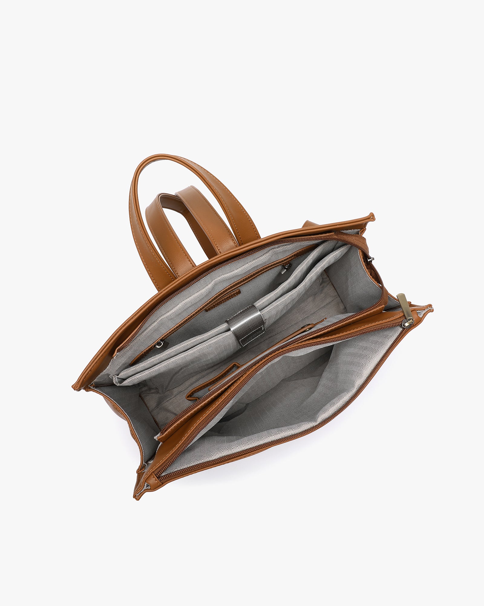 Alice Elegant Laptop Backpack - Fits up to 14" - Brown