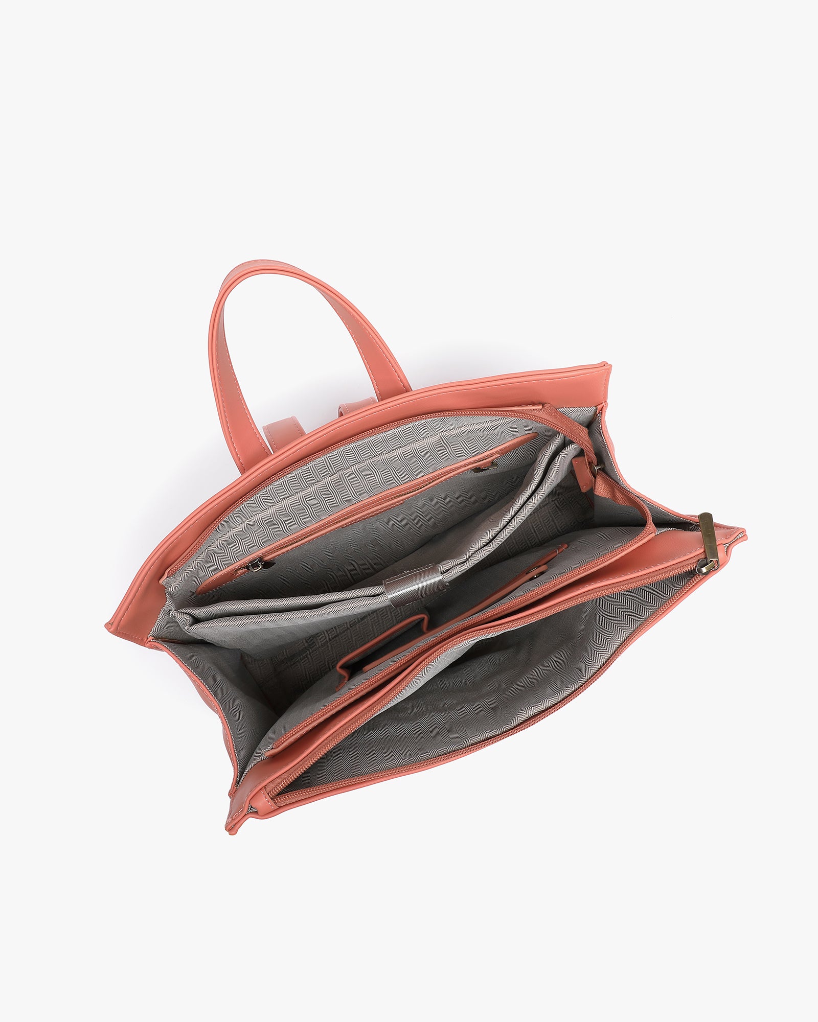 Alice Elegant Laptop Backpack - Fits up to 14" - Salmon