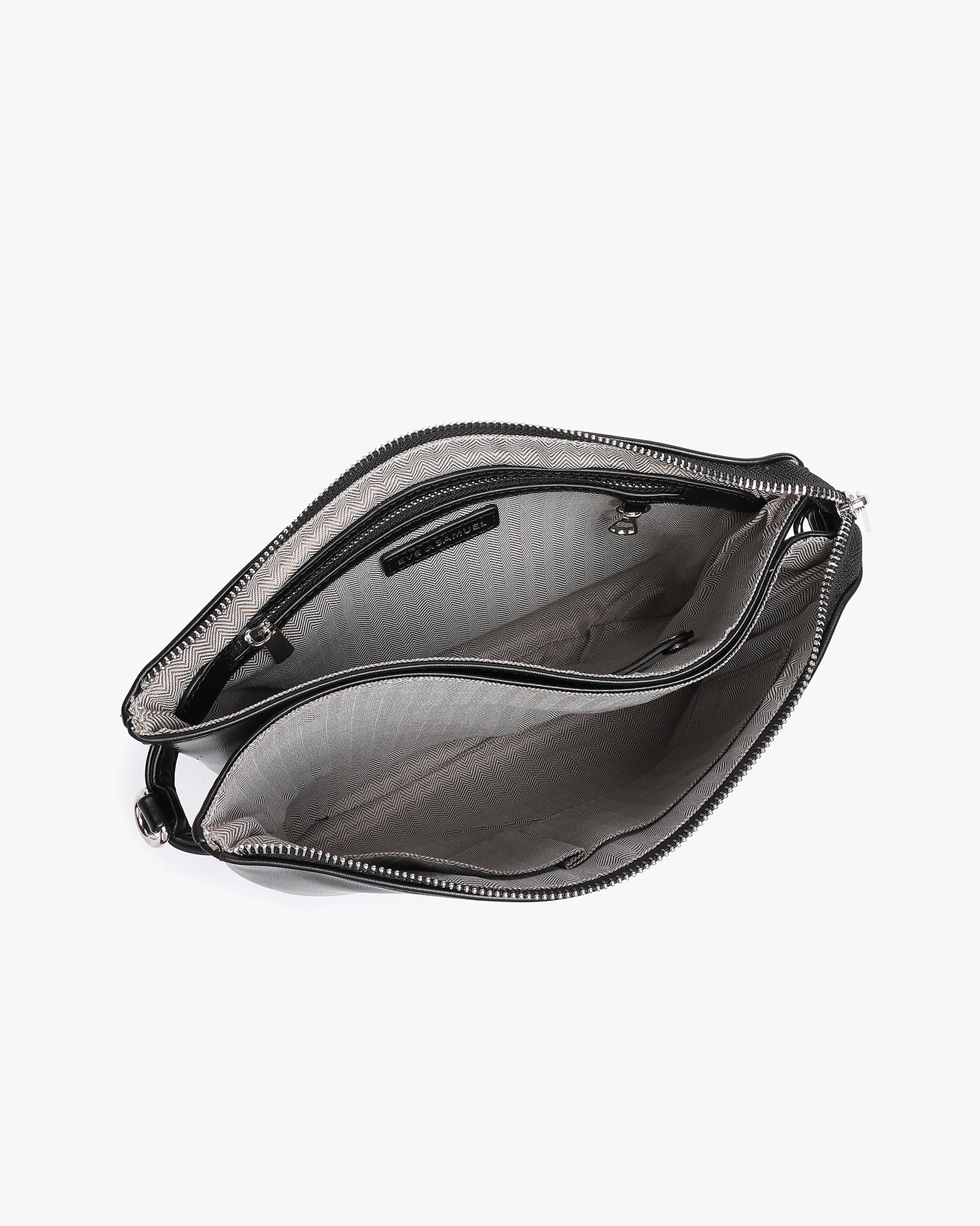 Julia Iconic Crossbody - Black Saffiano