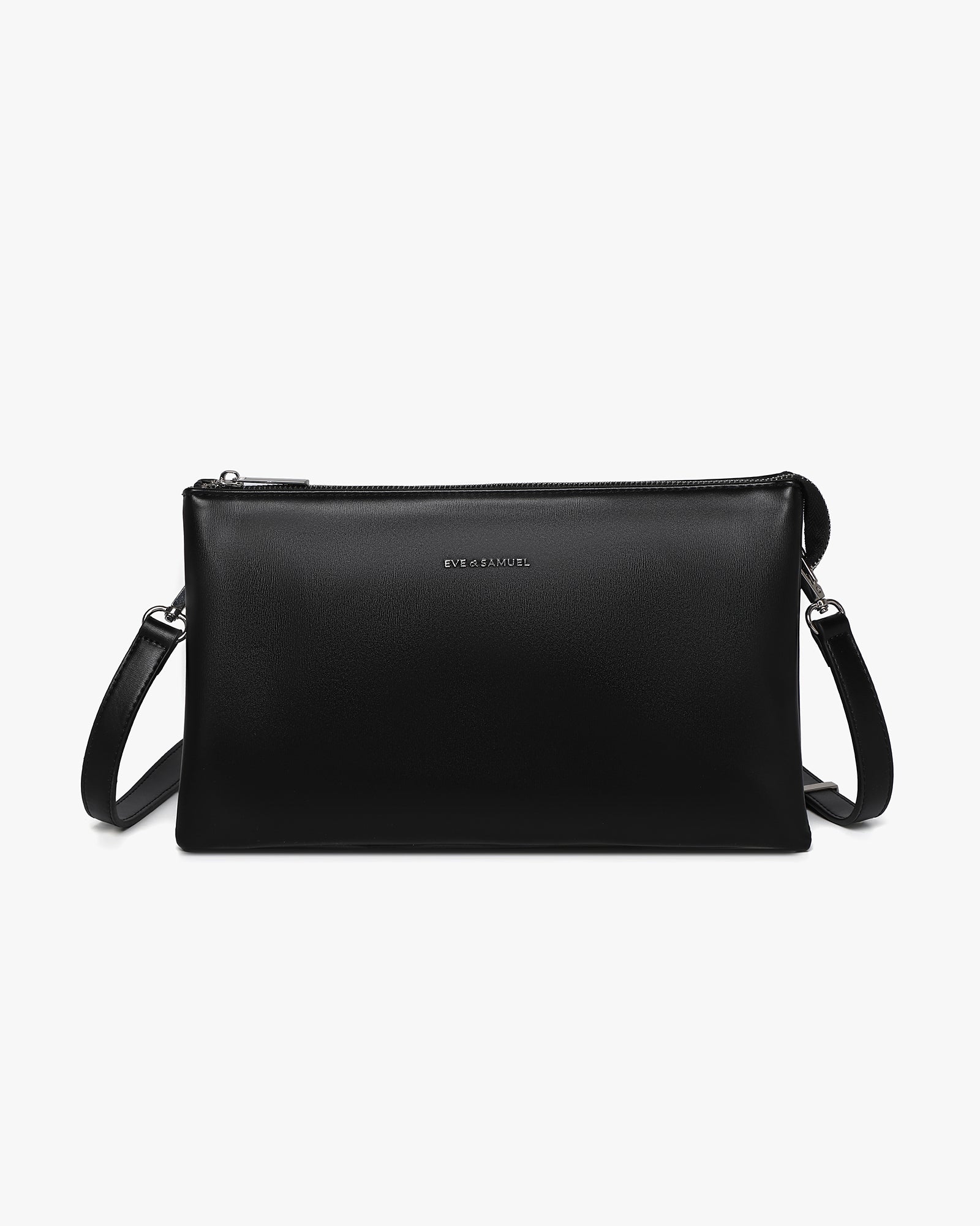 Helena Iconic Crossbody - Black Saffiano