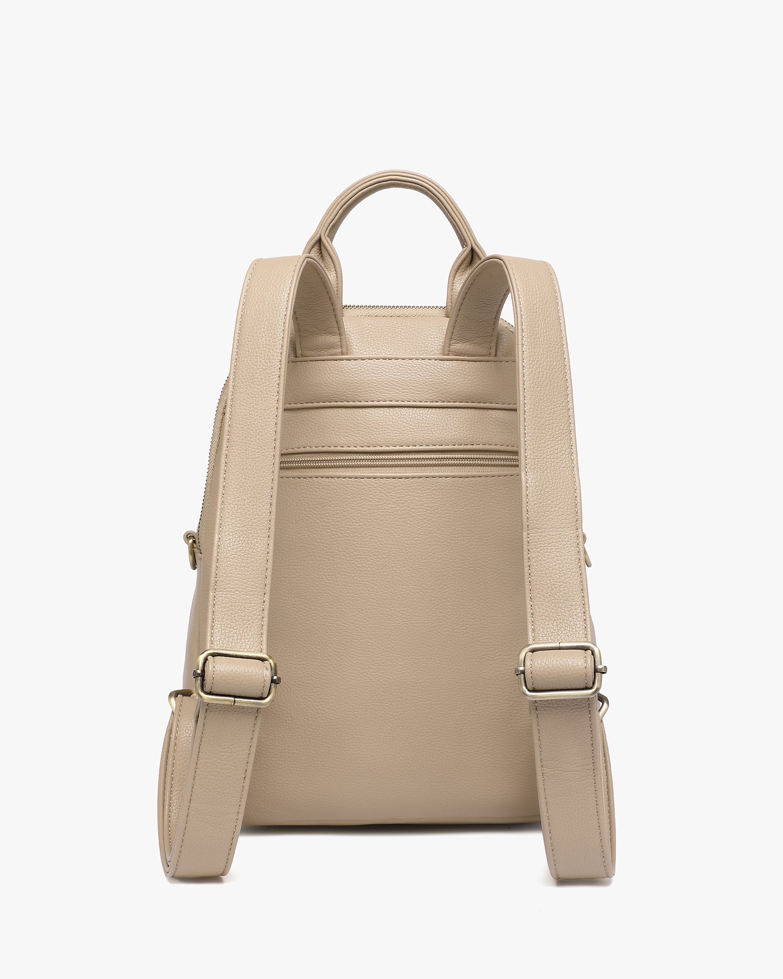 Diana Convertible Backpack - Pebbled Khaki
