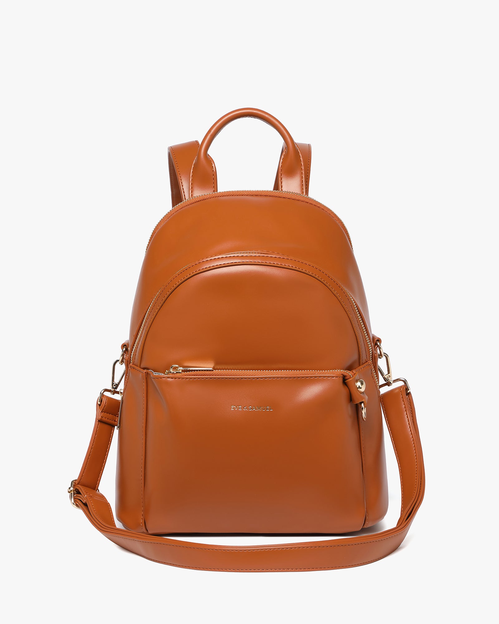 Diana Convertible Backpack - Polished Brown