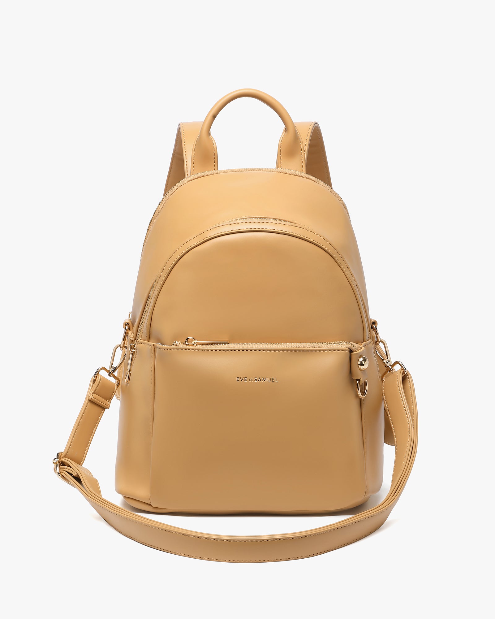 Diana Convertible Backpack - Polished Caramel