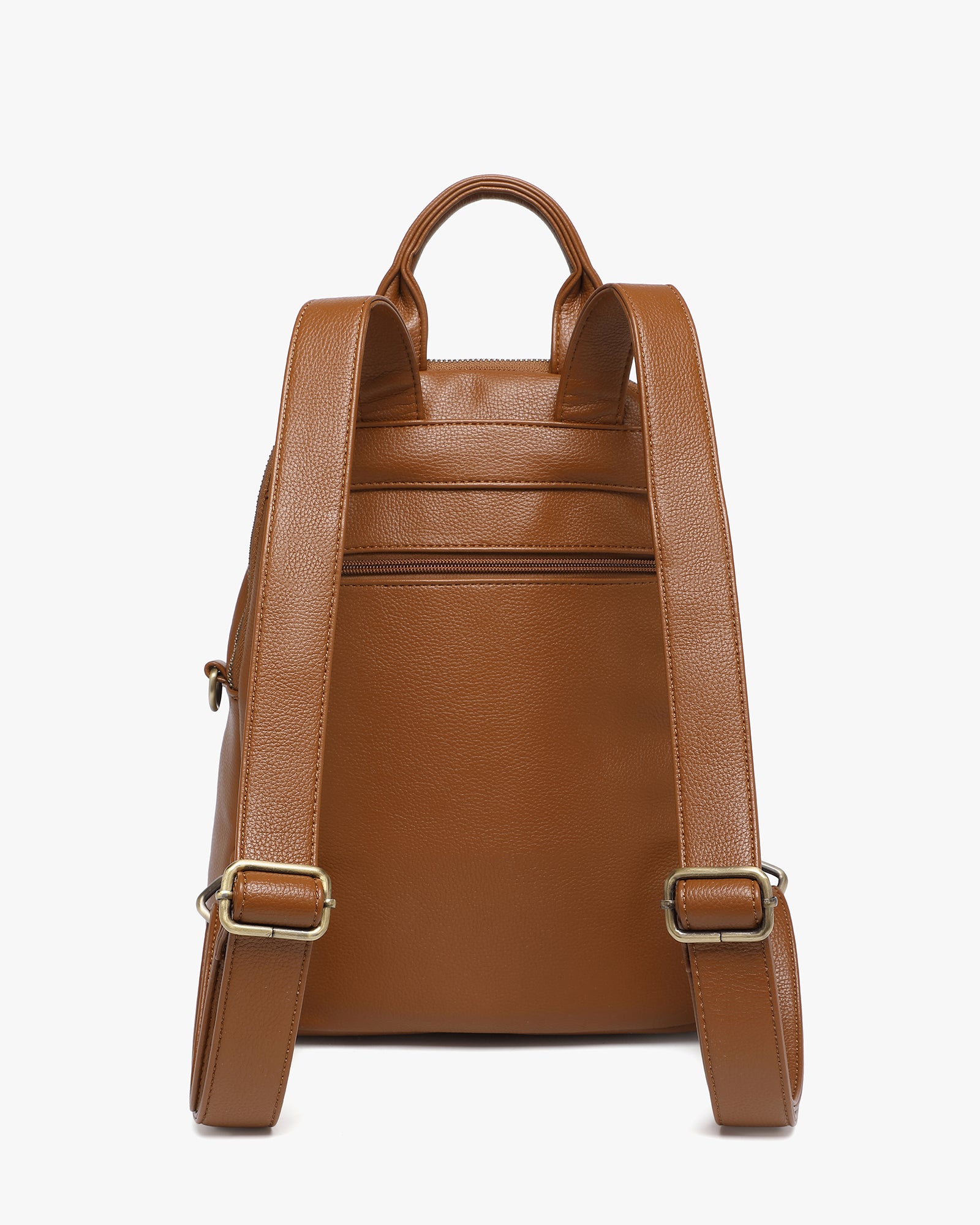 Diana Convertible Backpack - Pebbled Brown