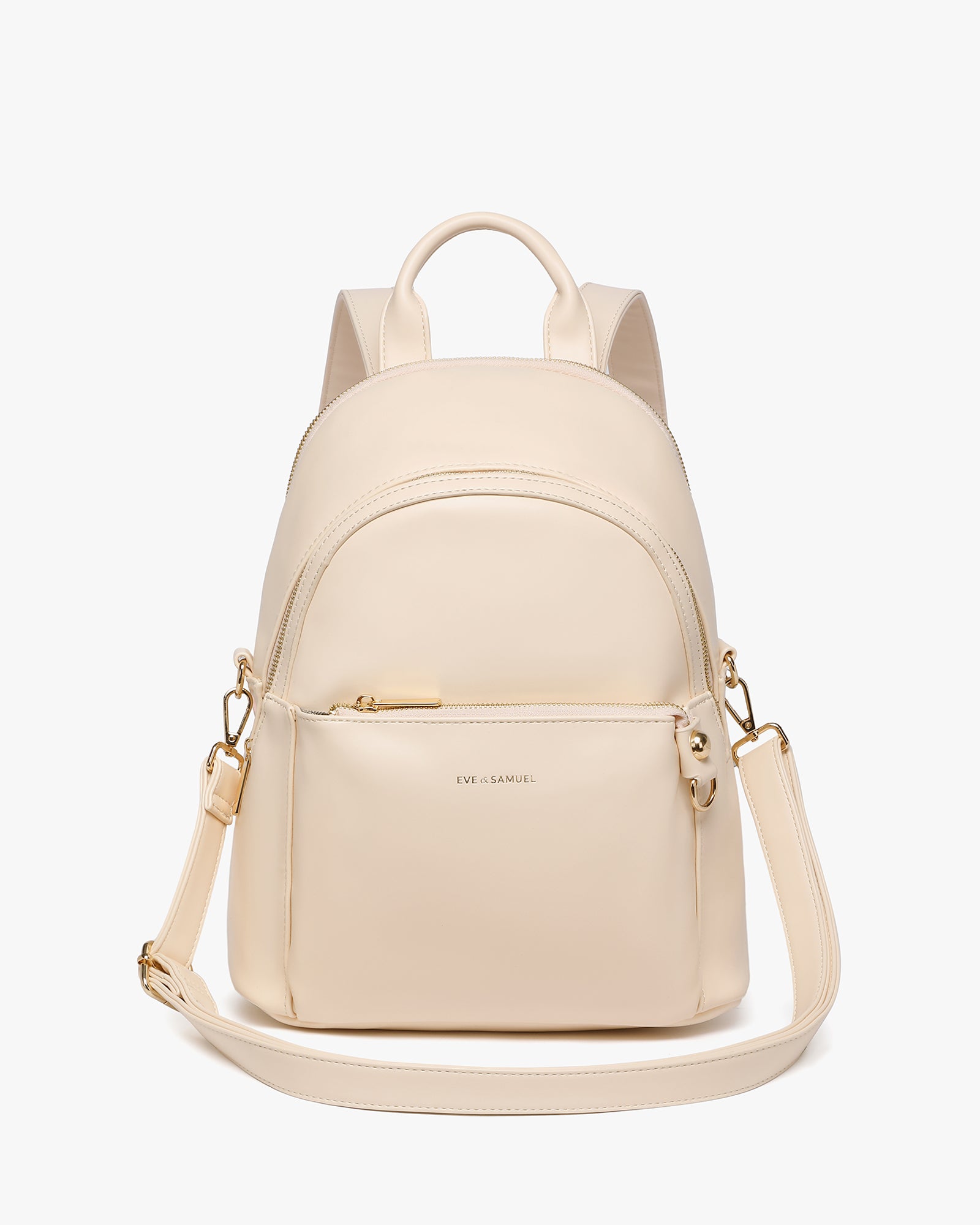 cream convertible backpack leather Gemini by White Elm Almond Almond | Aqua Lining convertible purse COACH Madison Convertible Backpack