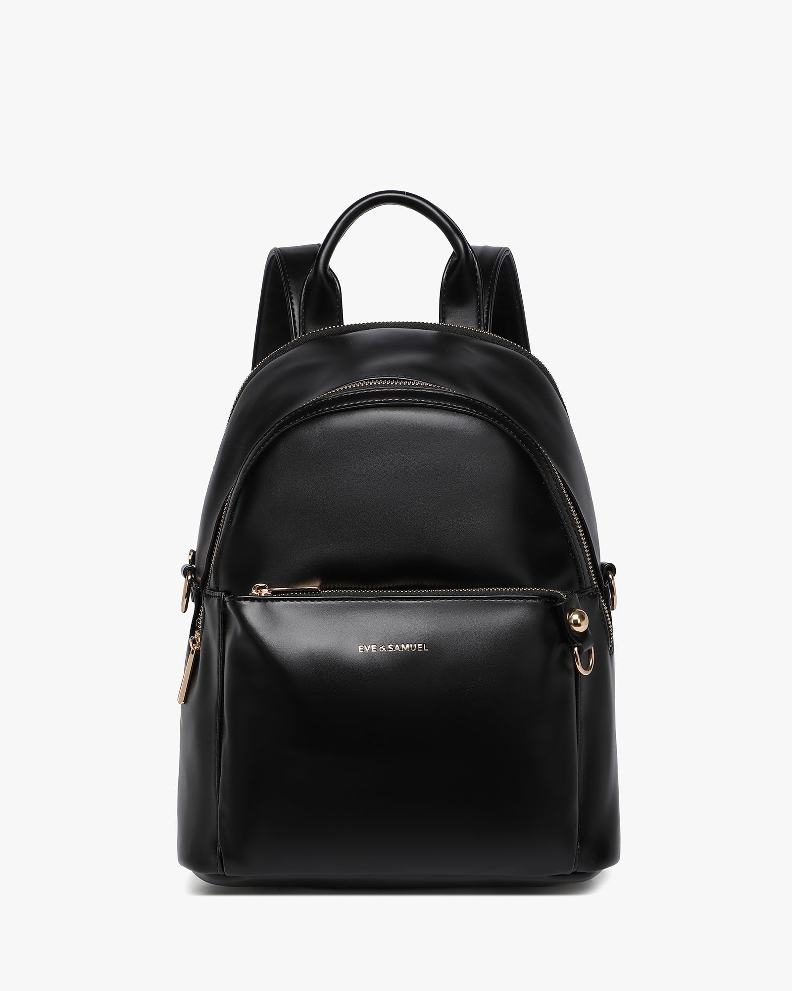 Diana Convertible Backpack - Polished Black