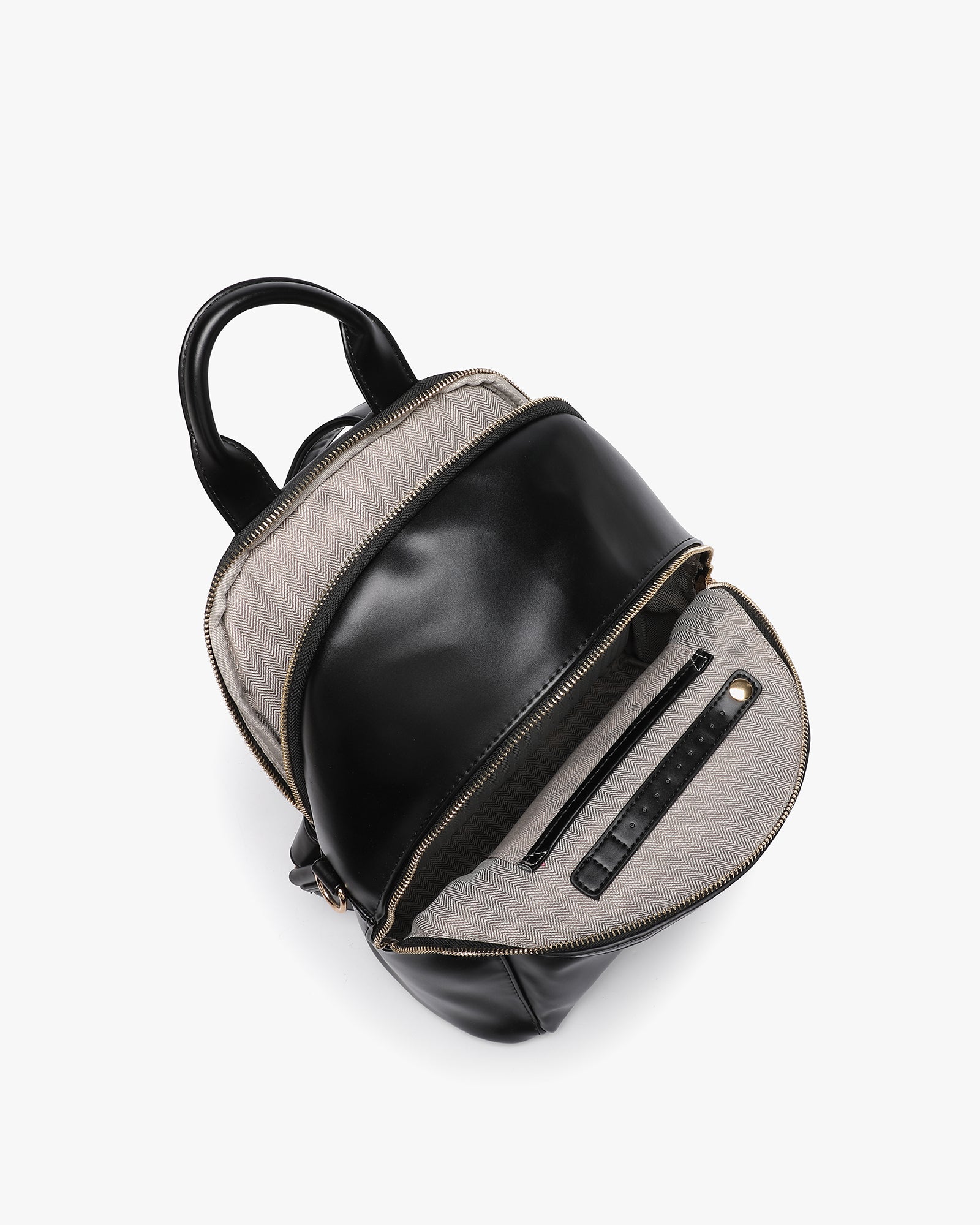 Diana Convertible Backpack - Polished Black