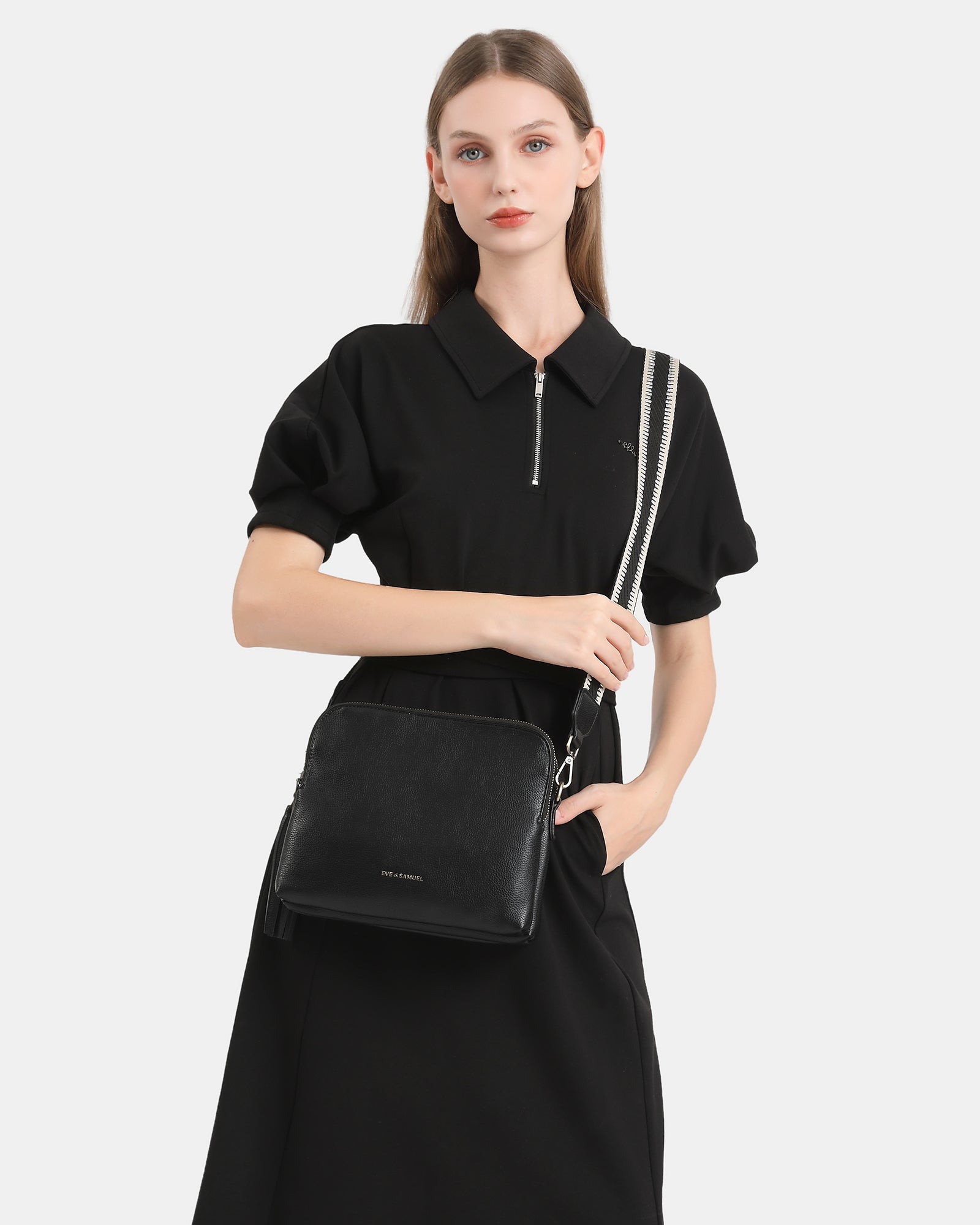 Clara Timeless Crossbody - Matte Brown