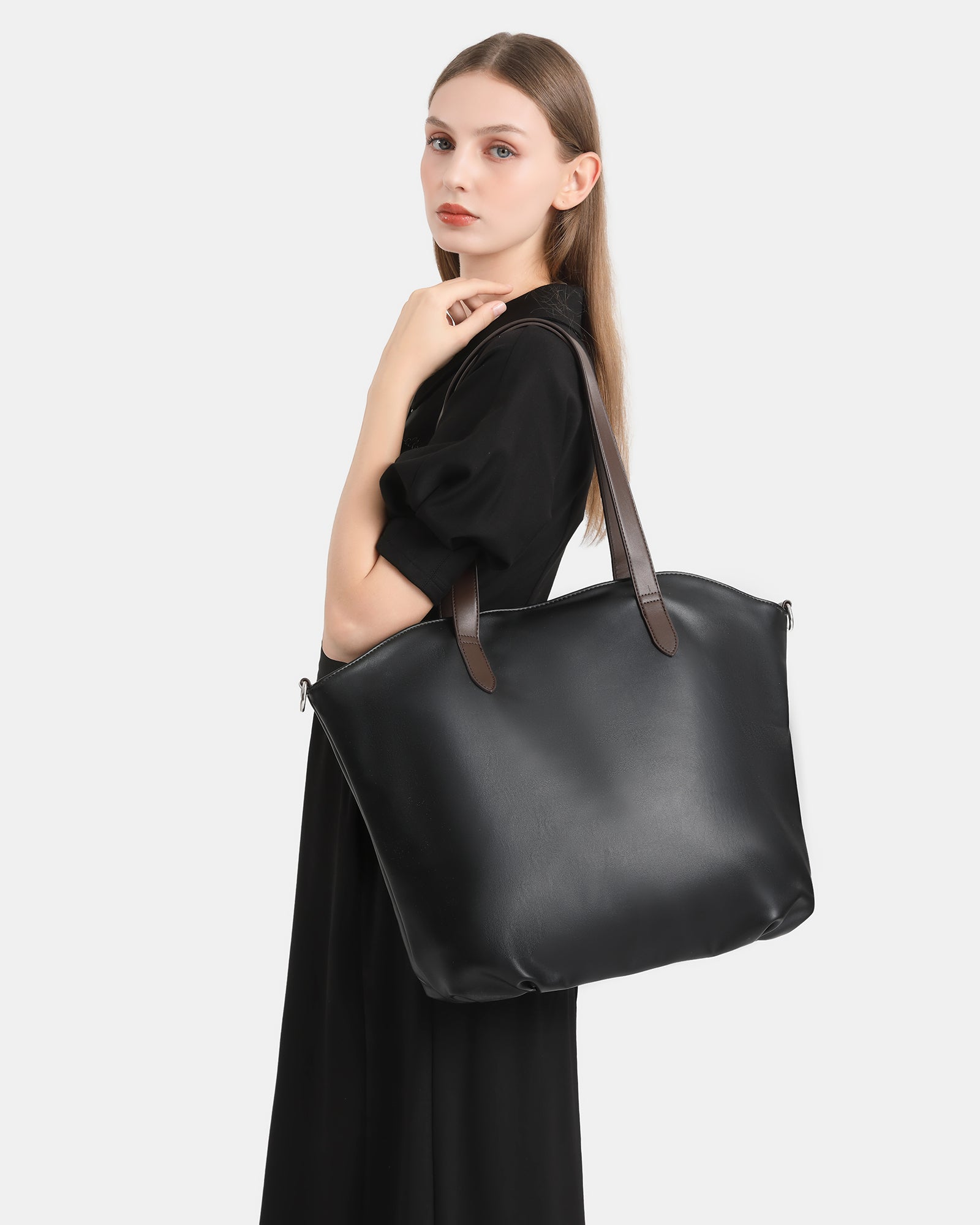Florence Classic Laptop Tote - Fits up to 17.3" - Brown