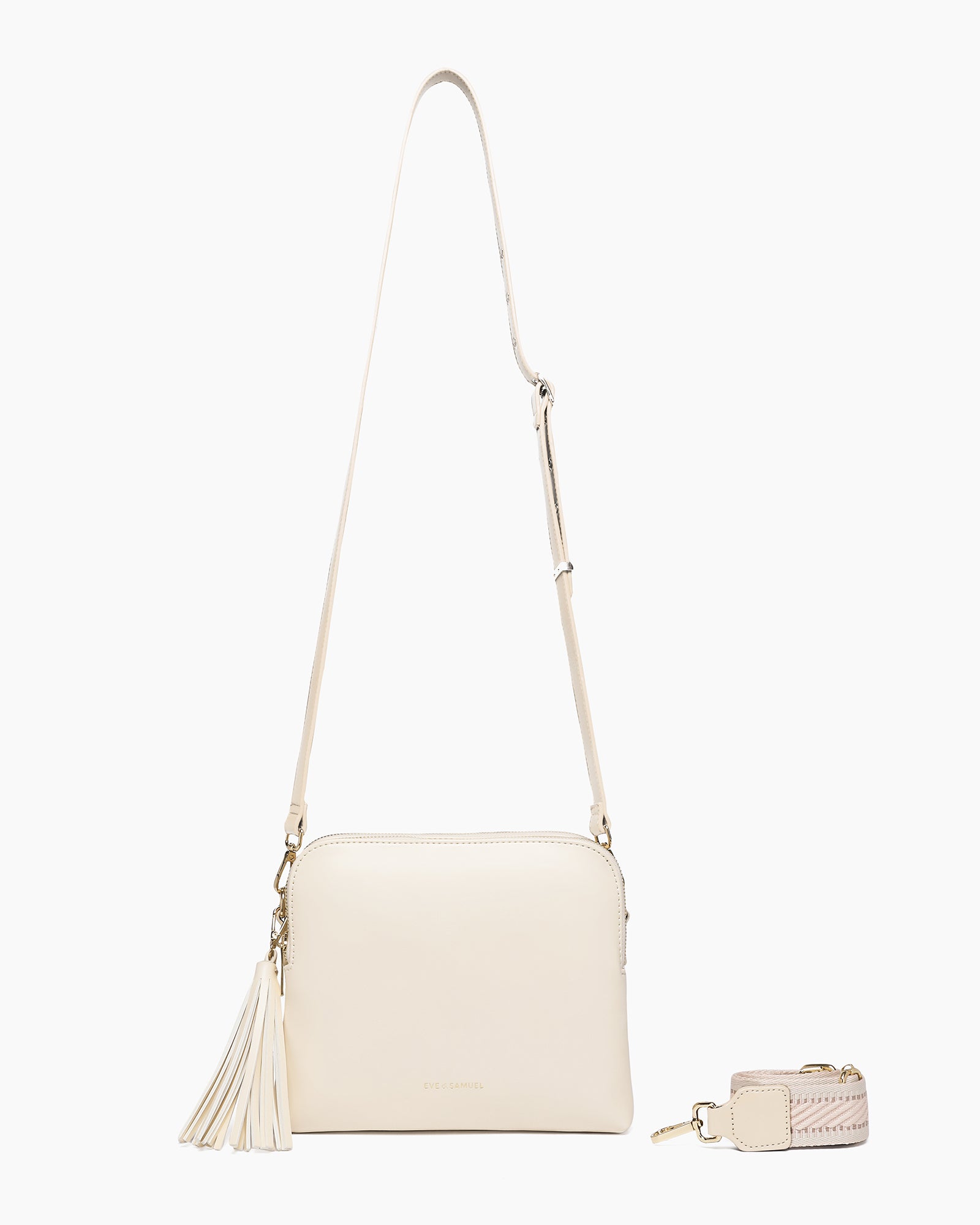 Clara Timeless Crossbody - Matte Cream