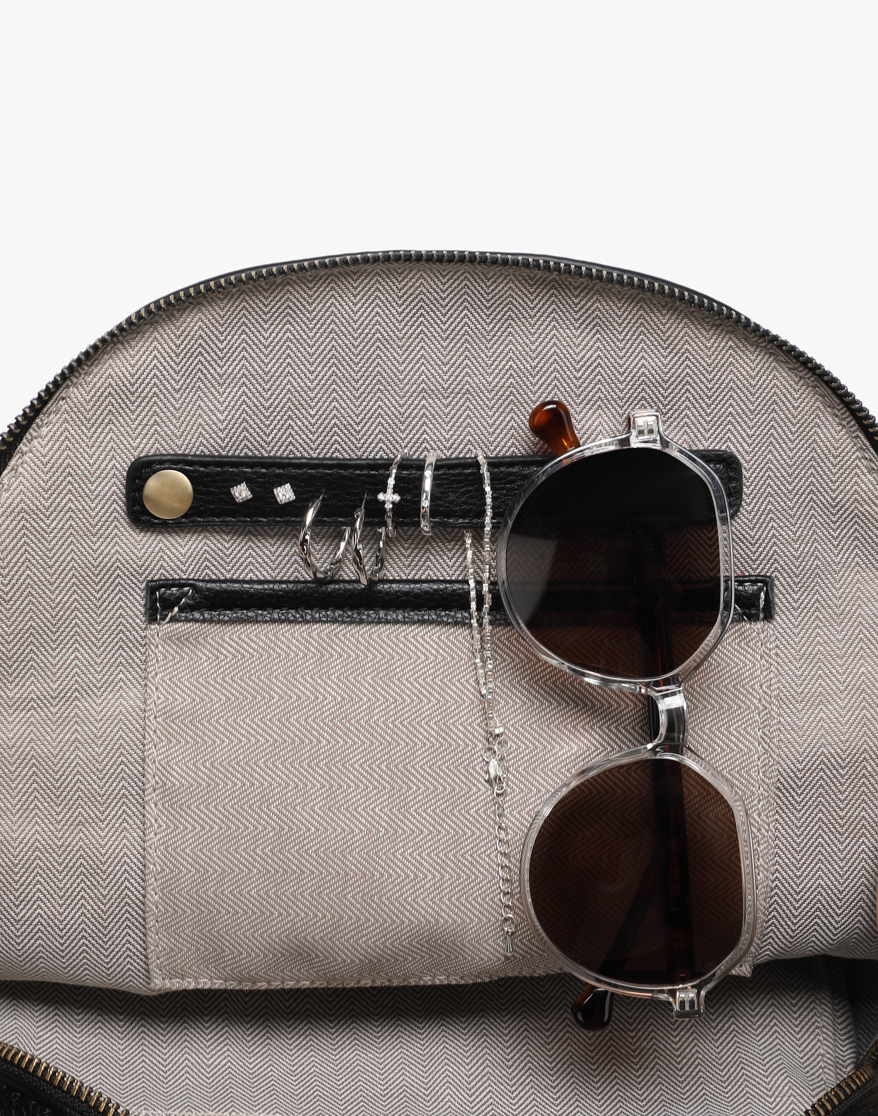 Diana Convertible Backpack - Polished Black