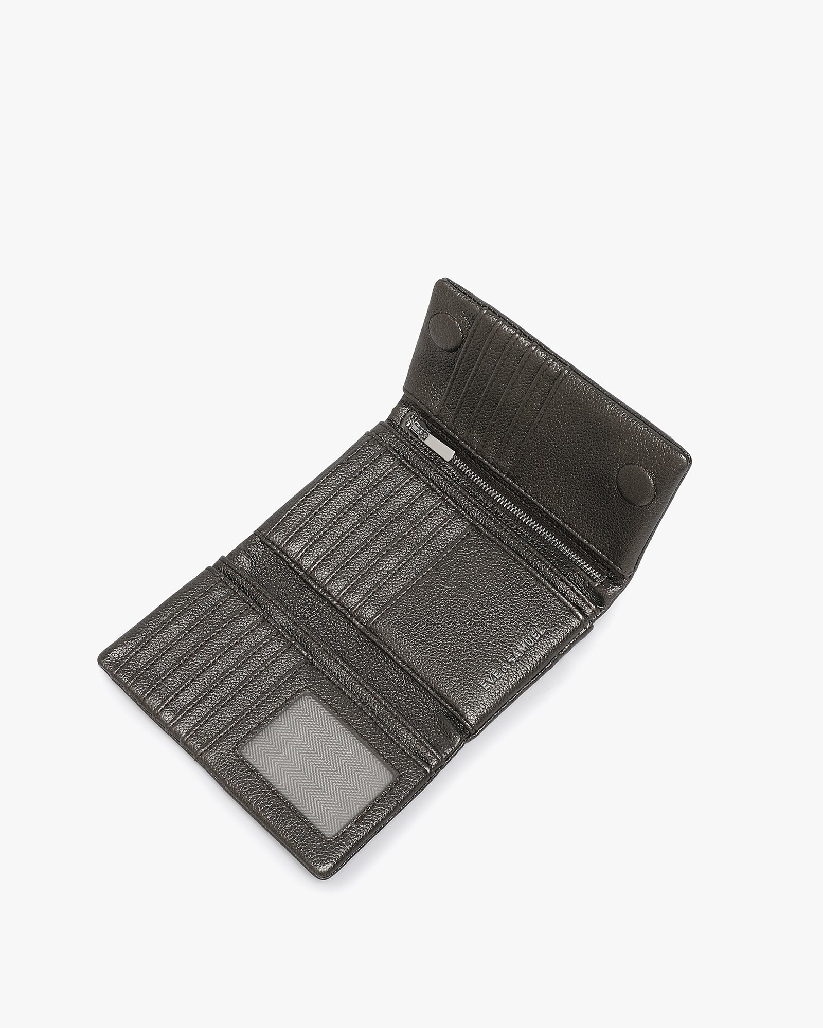Emma Timeless Small Wallet - Dark Silver