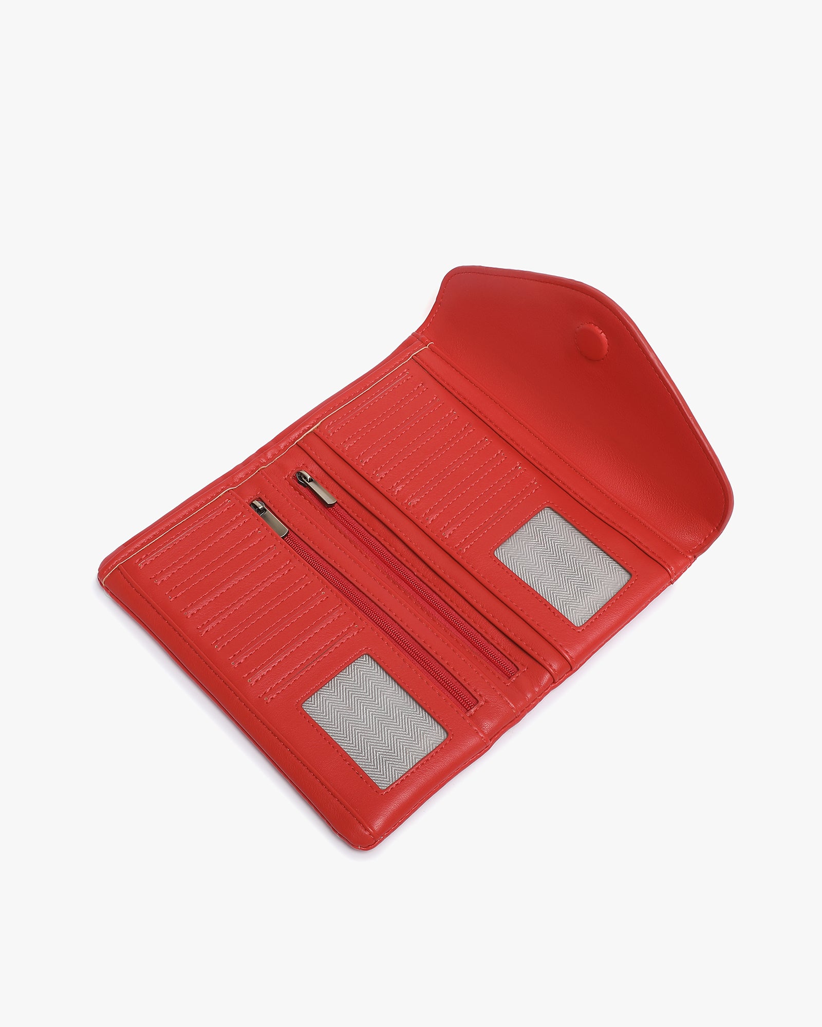Sophia Iconic Large Wallet - Matte Red