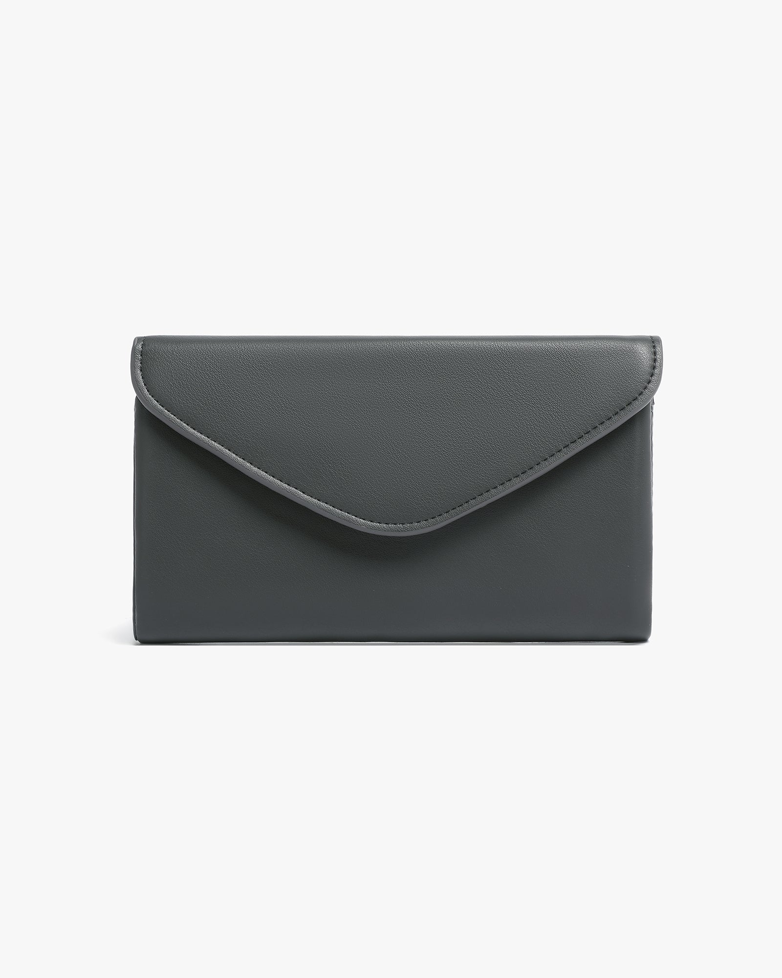 Sophia Iconic Large Wallet - Matte Dark Gray