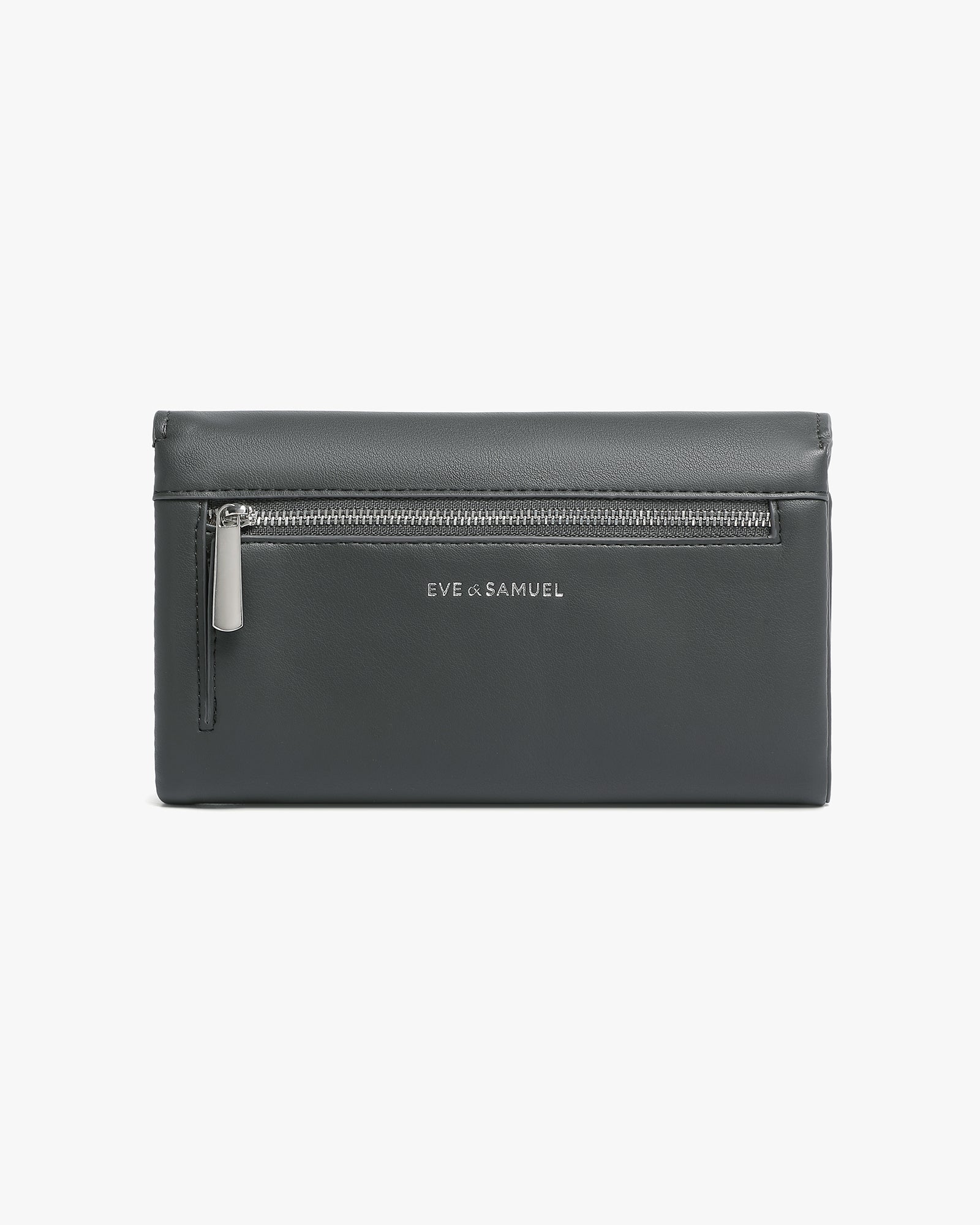 Sophia Iconic Large Wallet - Matte Dark Gray