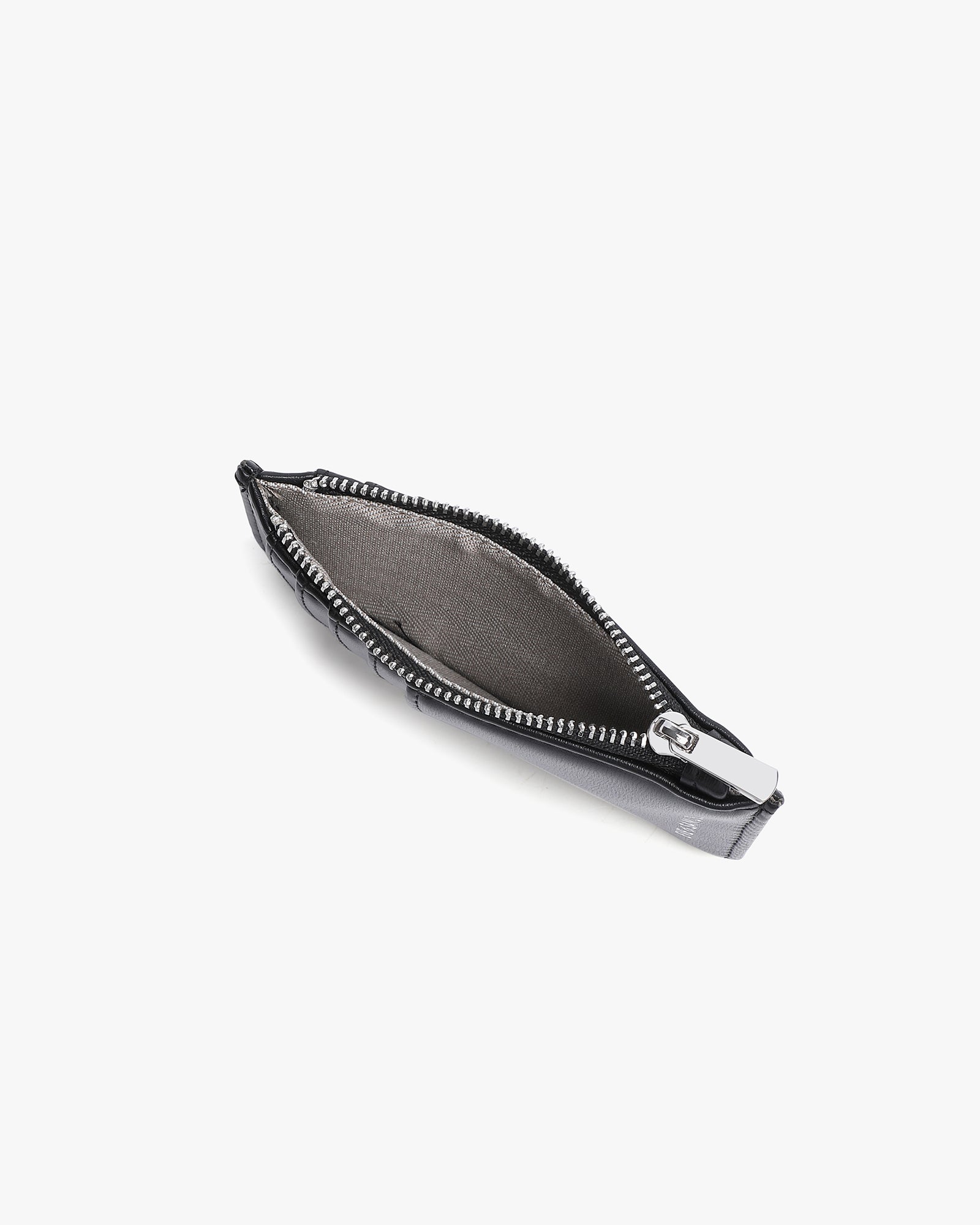Rose Timeless Mini Wallet - Black Saffiano