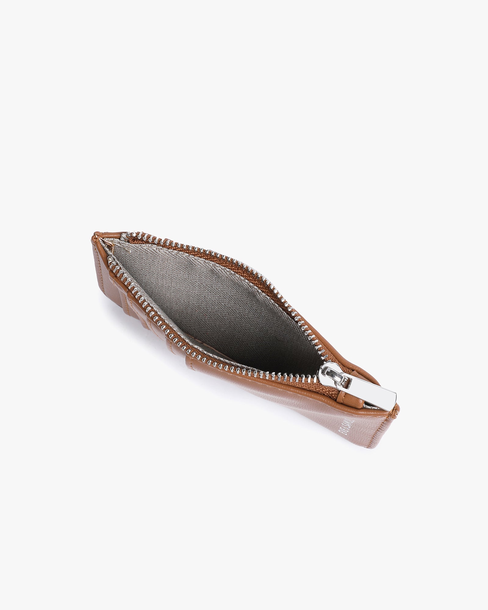 Rose Timeless Mini Wallet - Brown Saffiano