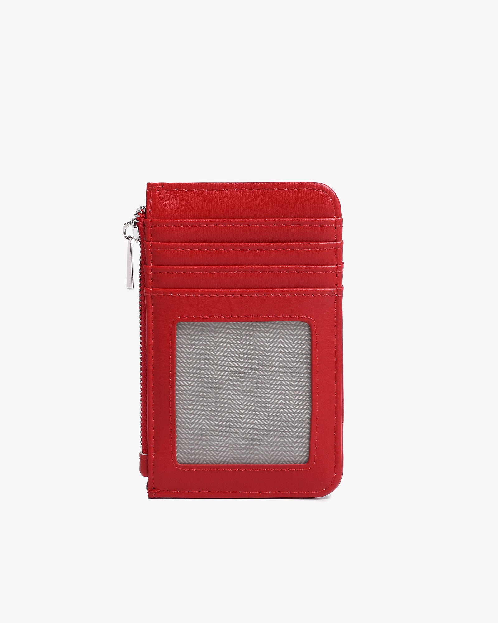 Rose Timeless Mini Wallet - Red Saffiano