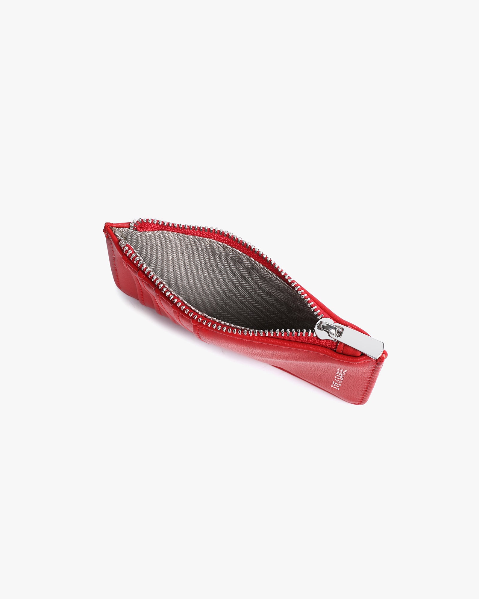 Rose Timeless Mini Wallet - Red Saffiano