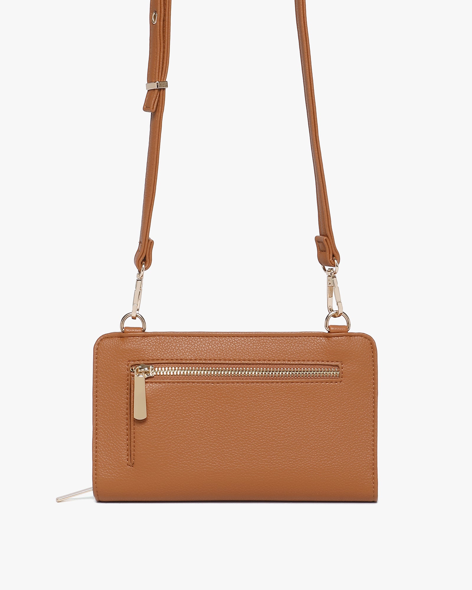 Anna Crossbody Wallet - Brown