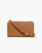 Anna Crossbody Wallet - Brown