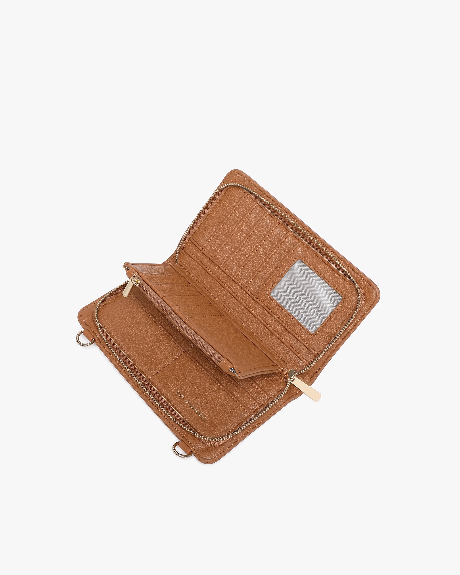 Anna Crossbody Wallet - Brown